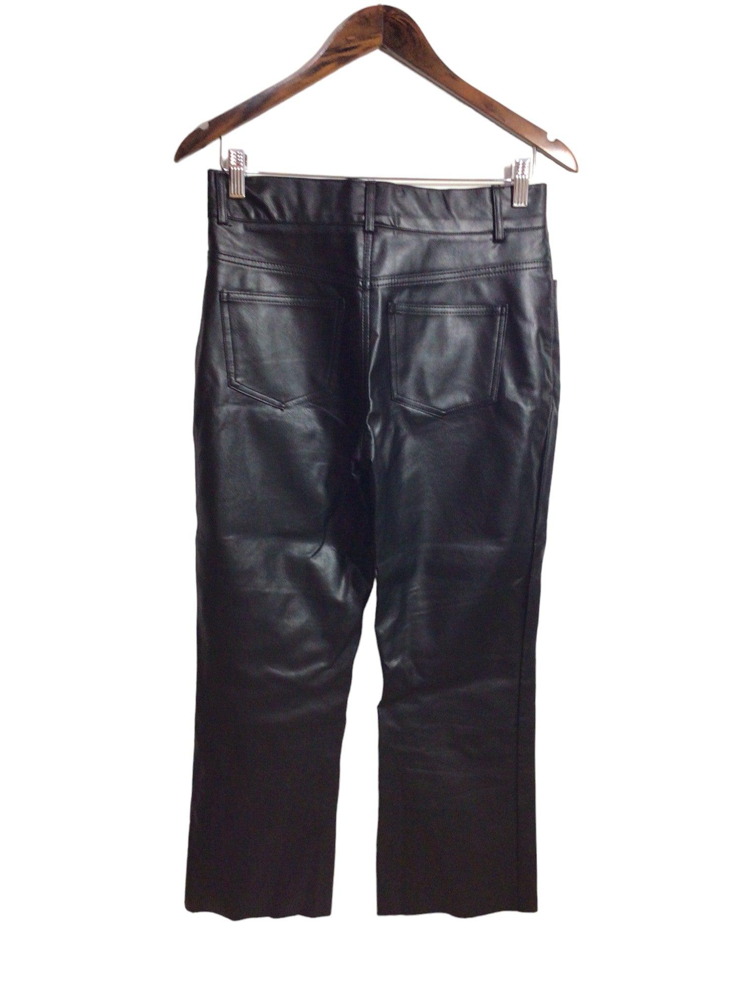DELUC Stylish Women's Black Regular-Fit Work Pants - Size S