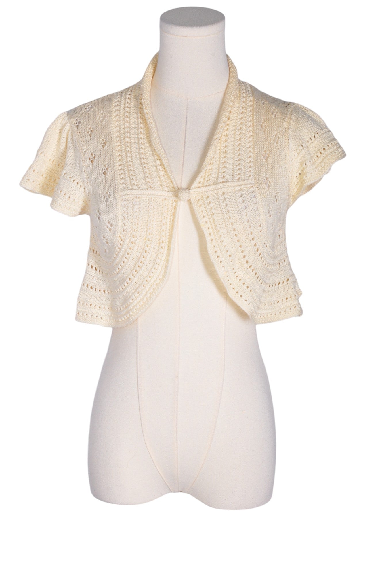 NANETTE LEPORE Stylish Women's Beige Regular Fit Boleros - Size S
