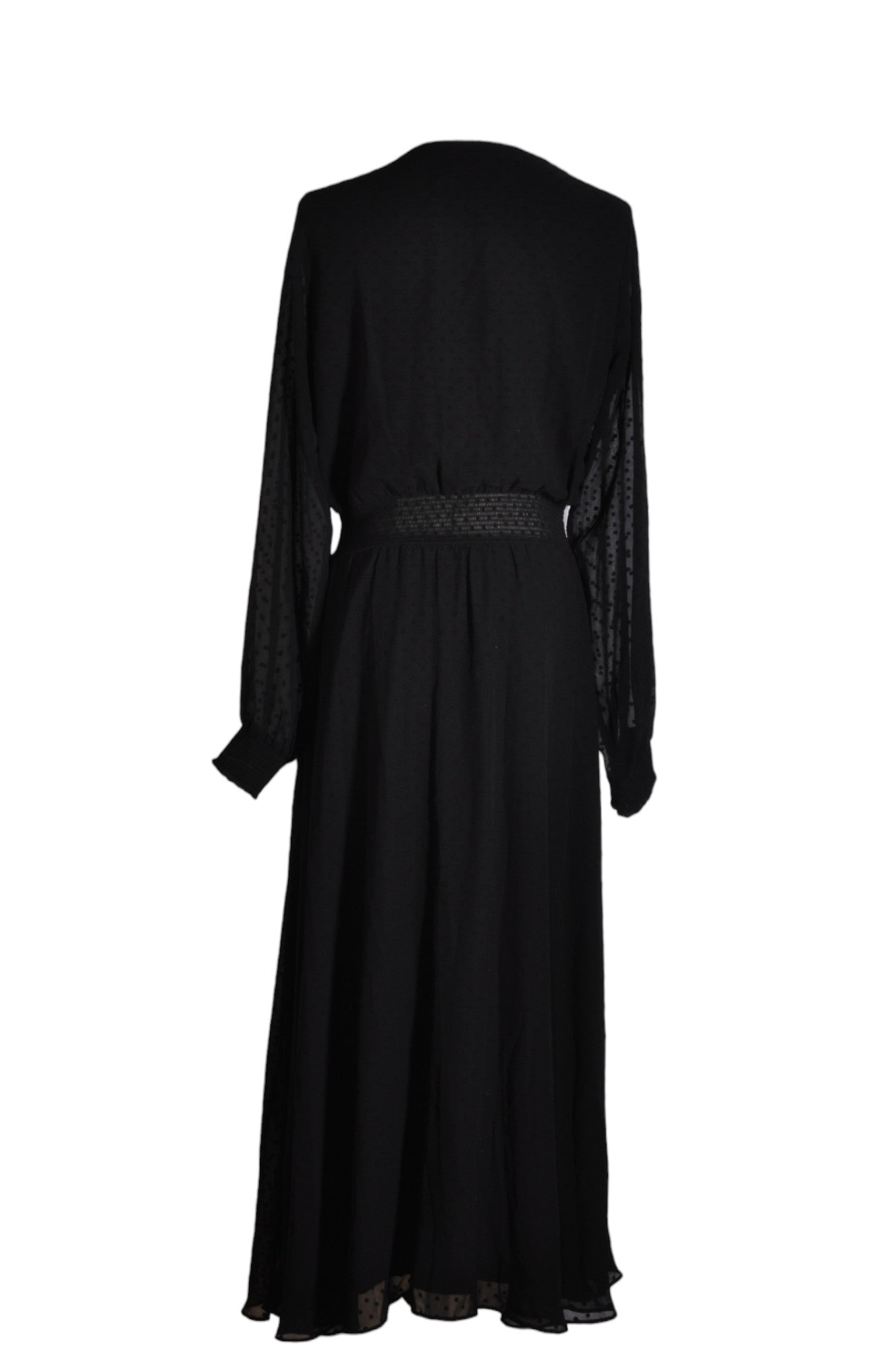 Stylish NANETTE LEPORE Women's Black Regular Fit Maxi Dress - Size 10