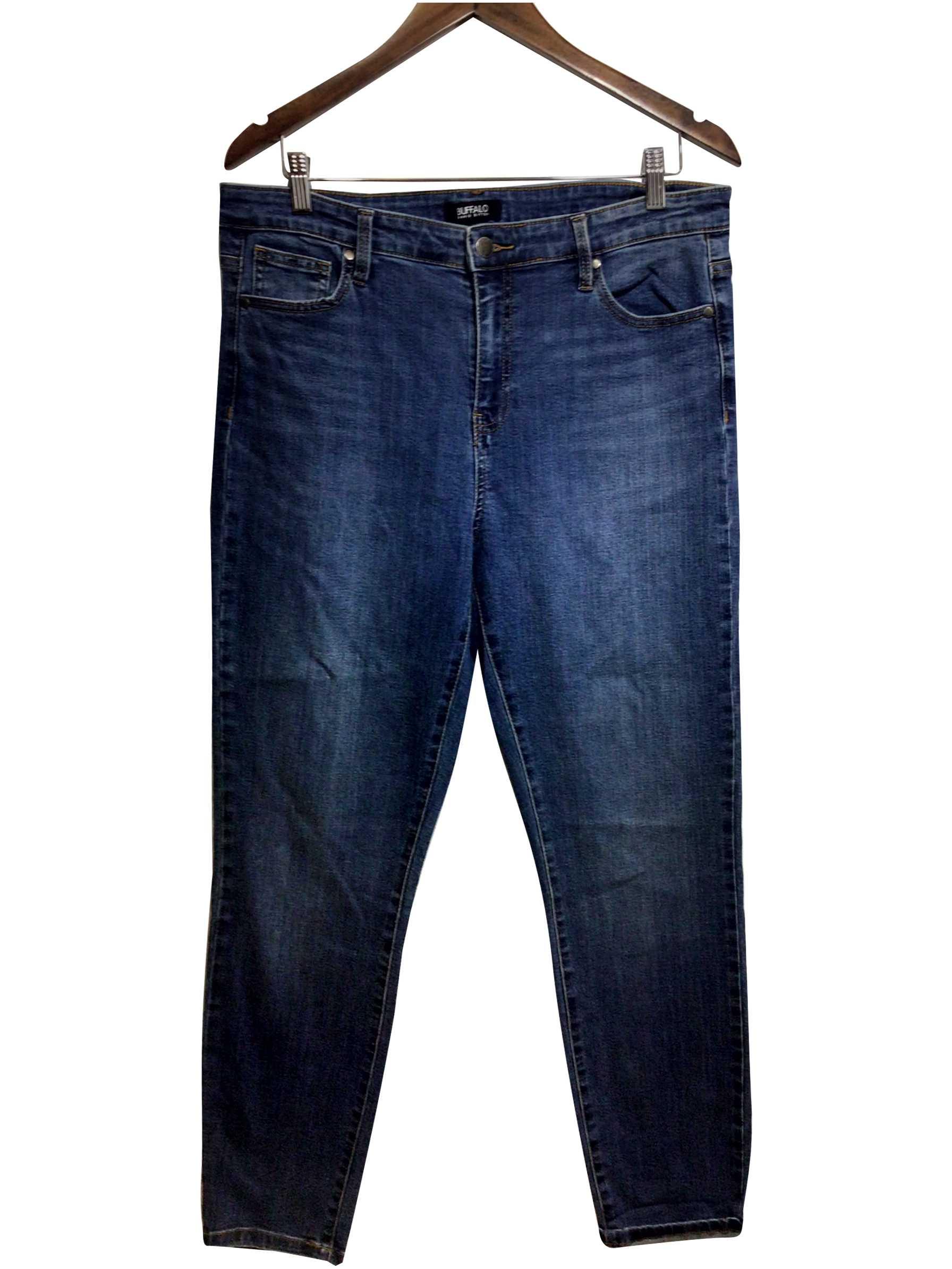 BUFFALO BY DAVID BITTON Stylish Regular Fit Blue Straight - Legged Jean Size 12