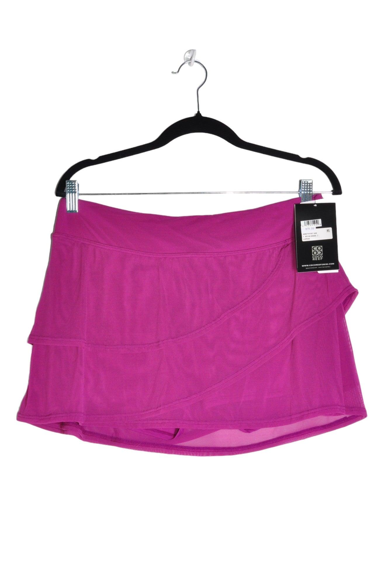 COCO RAVES Women's Stylish Purple Regular-Fit Casual Skirts - Size L
