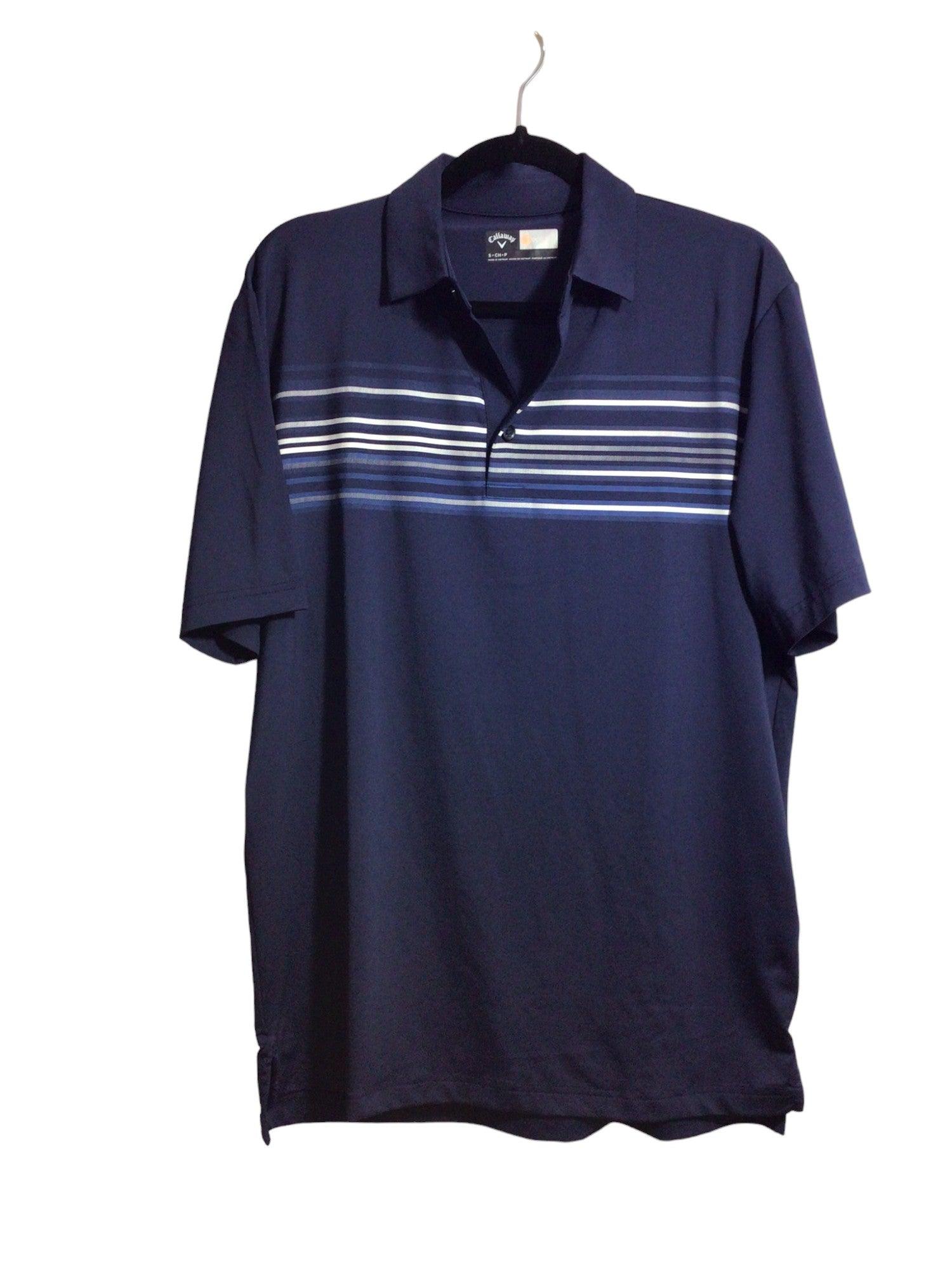 CALLAWAY Stylish Regular Fit Men's Blue T-Shirt - Size S