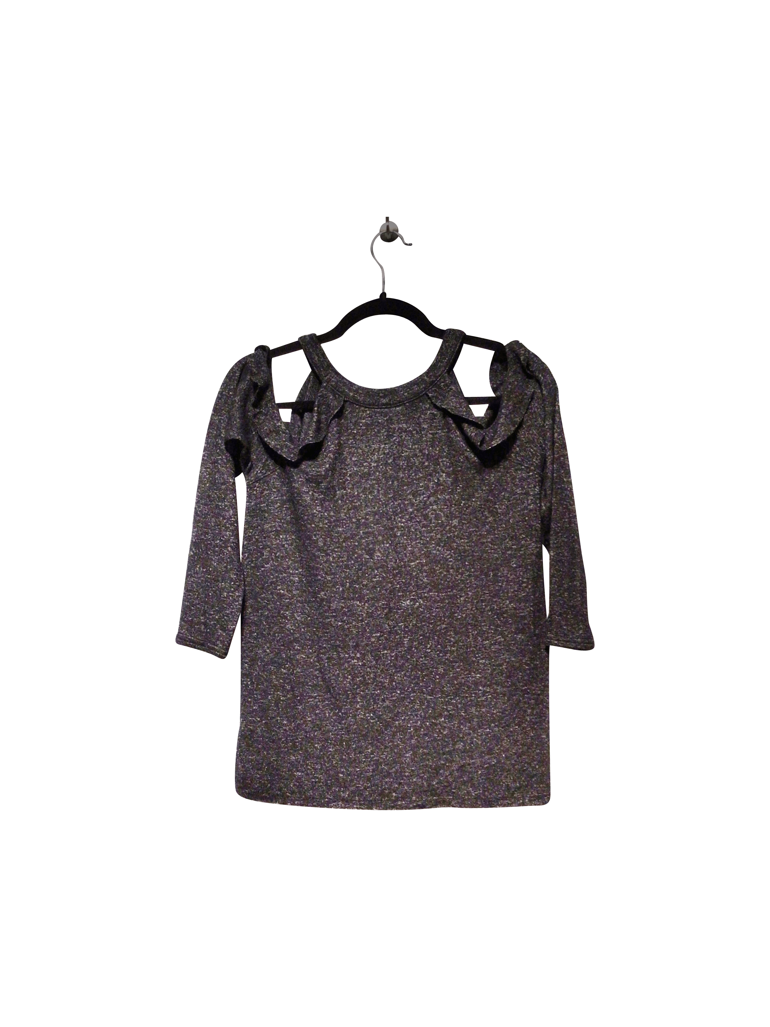 Stylish AMERICAN EAGLE Gray Regular Fit Blouse - Size XS