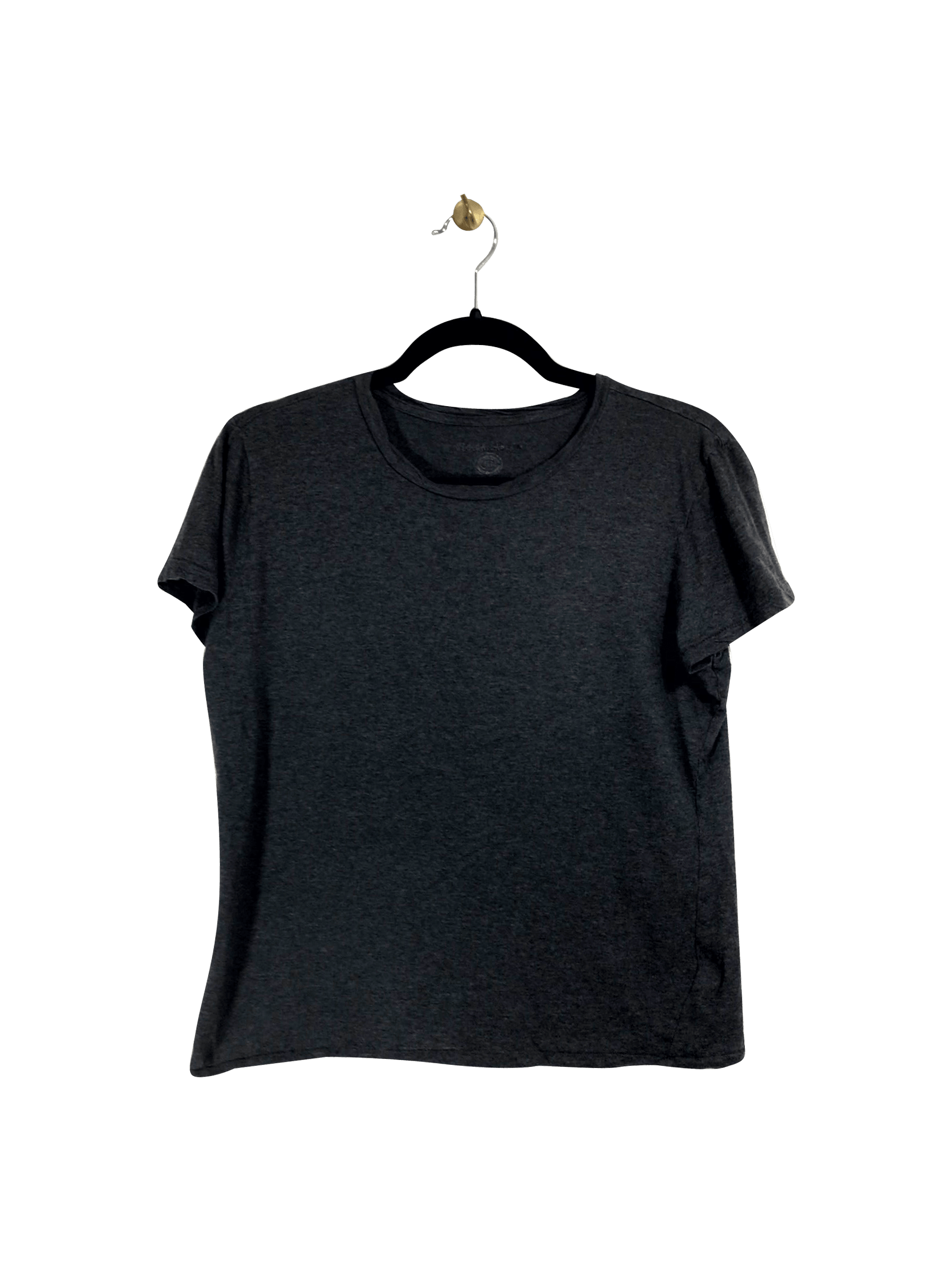 DESIGN LAB Stylish Regular Fit Gray T-shirt - Size M
