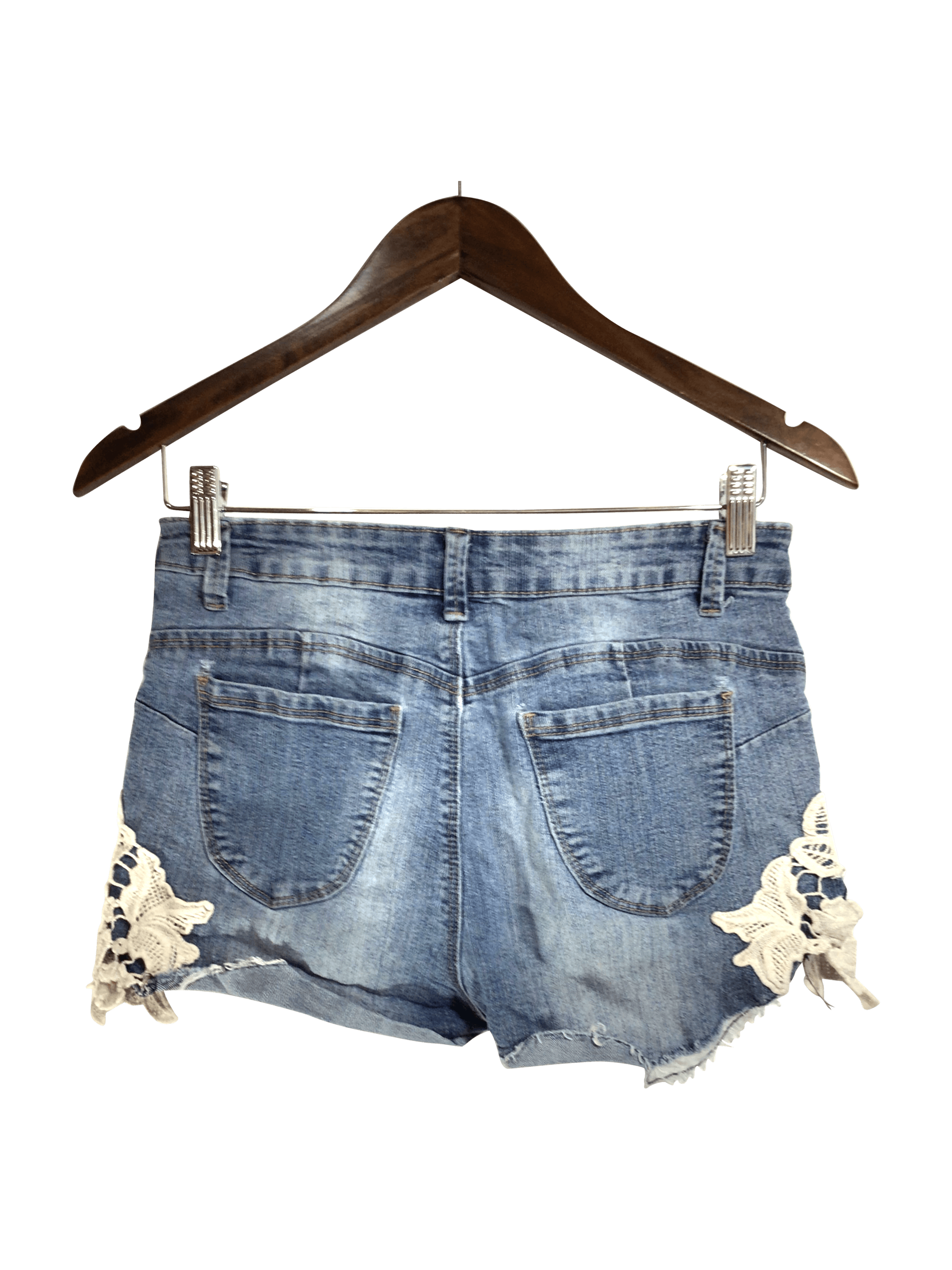 BLUENOTES Stylish Blue Regular Fit Women's Denim Shorts - Size 2