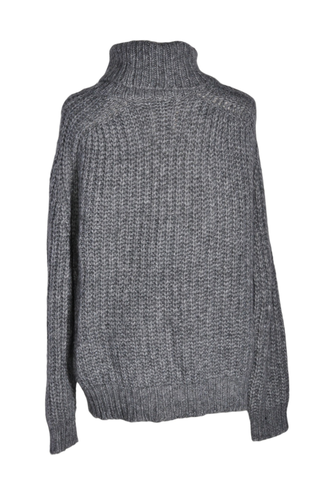 DYNAMITE Stylish Women's Gray Regular Fit Turtleneck Tops - Size M