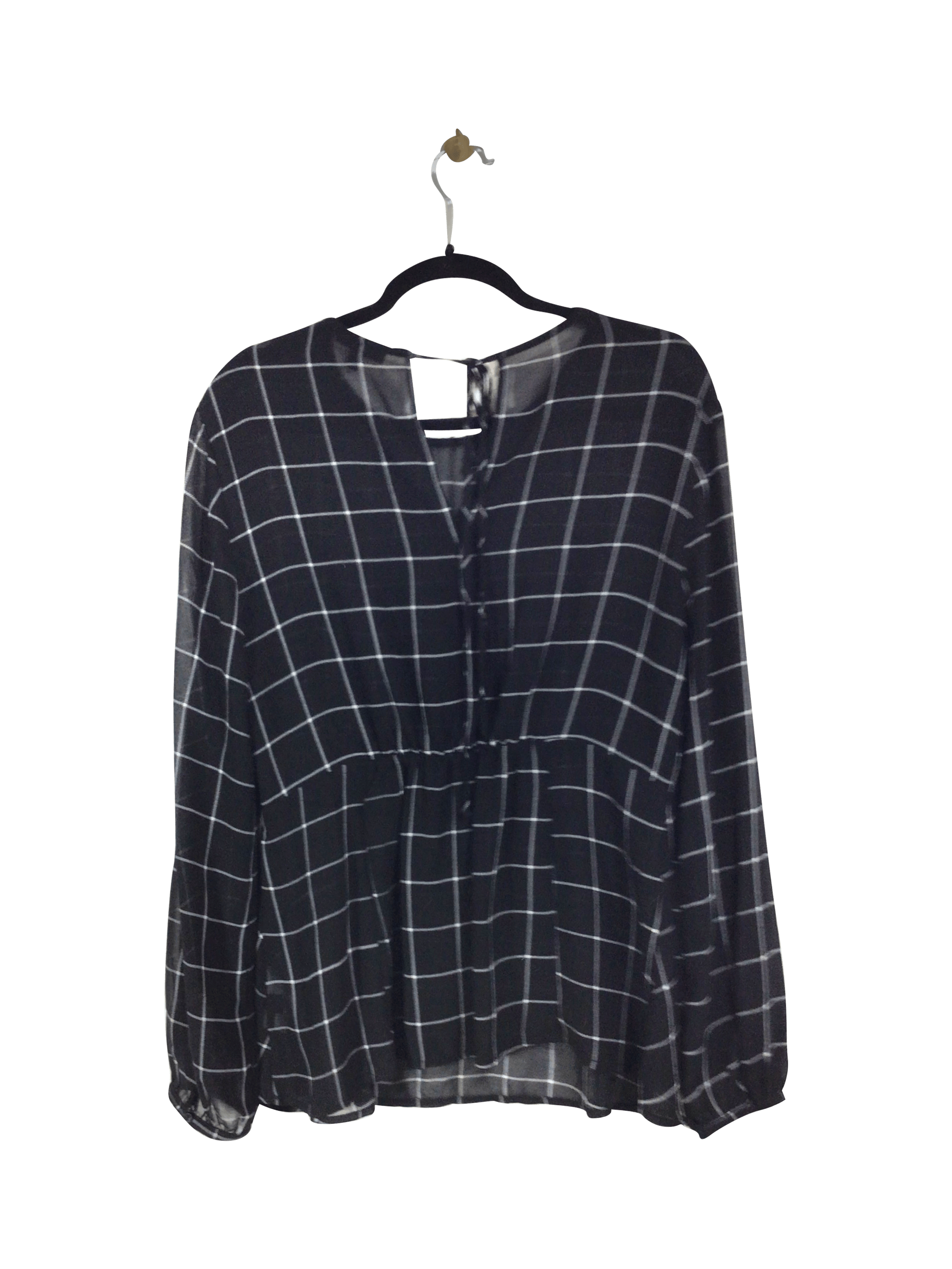 Stylish DYNAMITE Women's Regular Fit Black Blouse - Size L