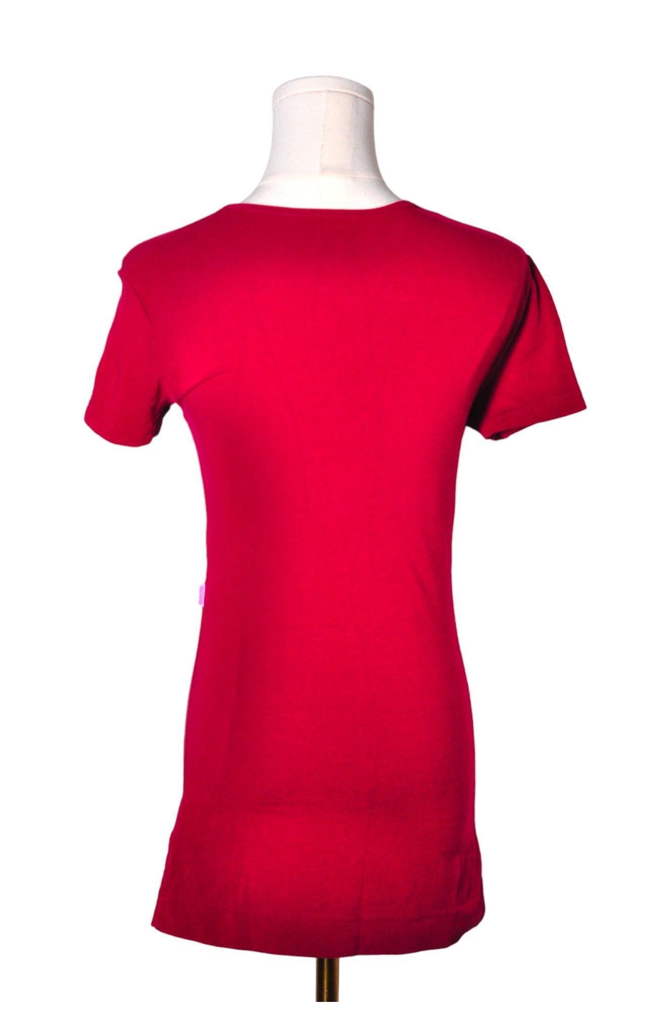 Stylish BOOB Women's Red Regular Fit T-Shirt - Size XS