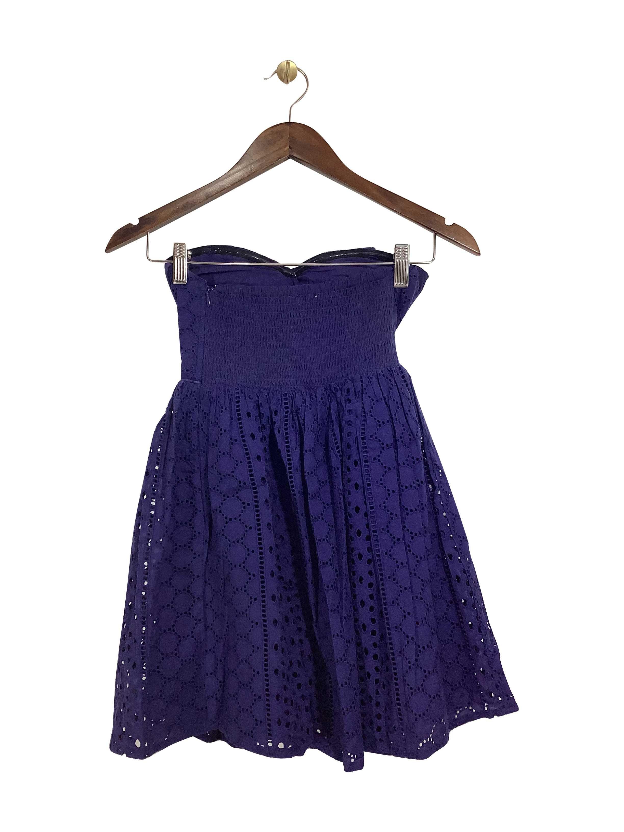 KIMCHI BLUE Stylish Regular Fit Blue Mini Dress - Size XS