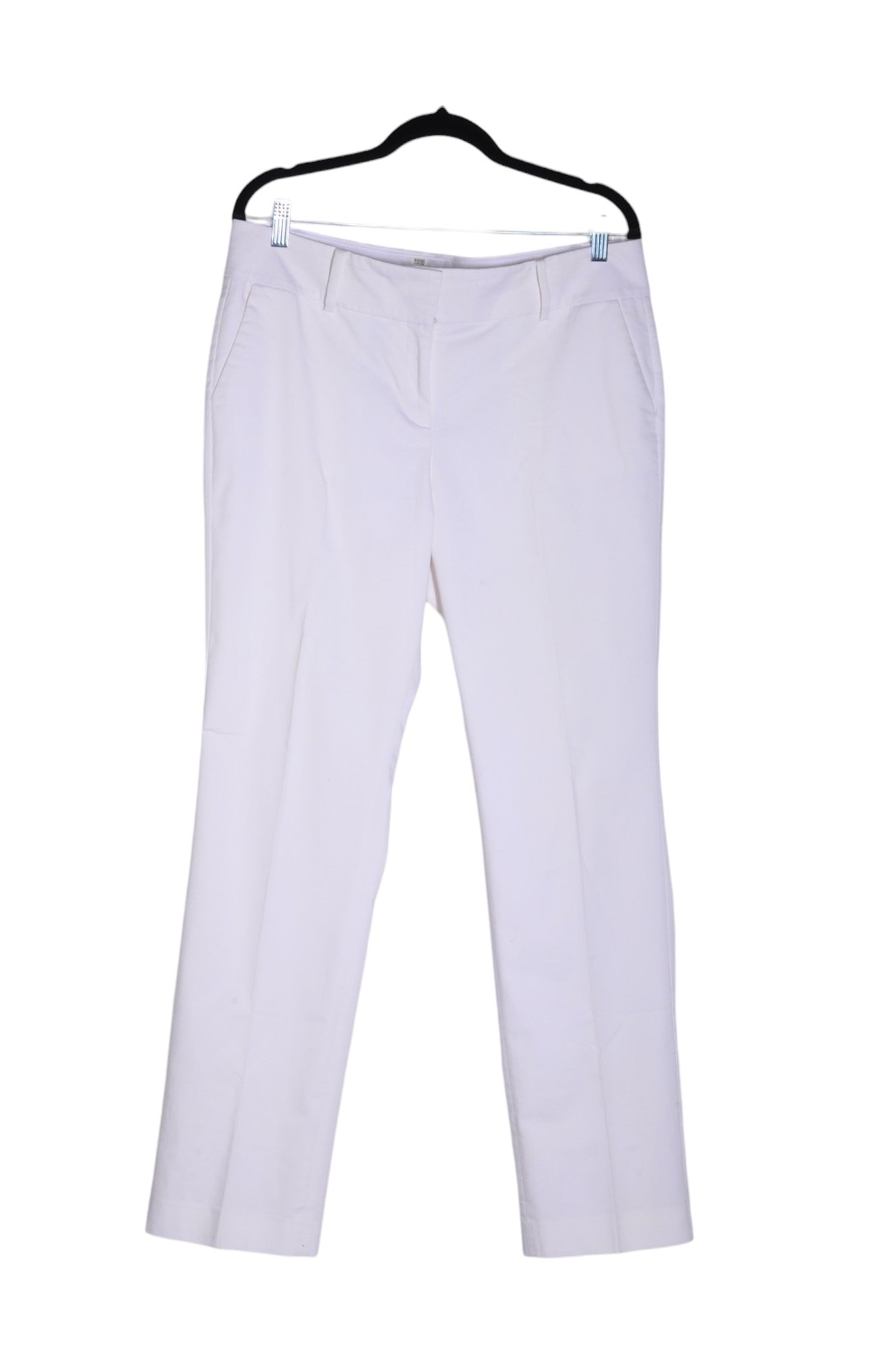 ANN TAYLOR Women's White Regular Fit Size 10 Second - Hand Work Pants