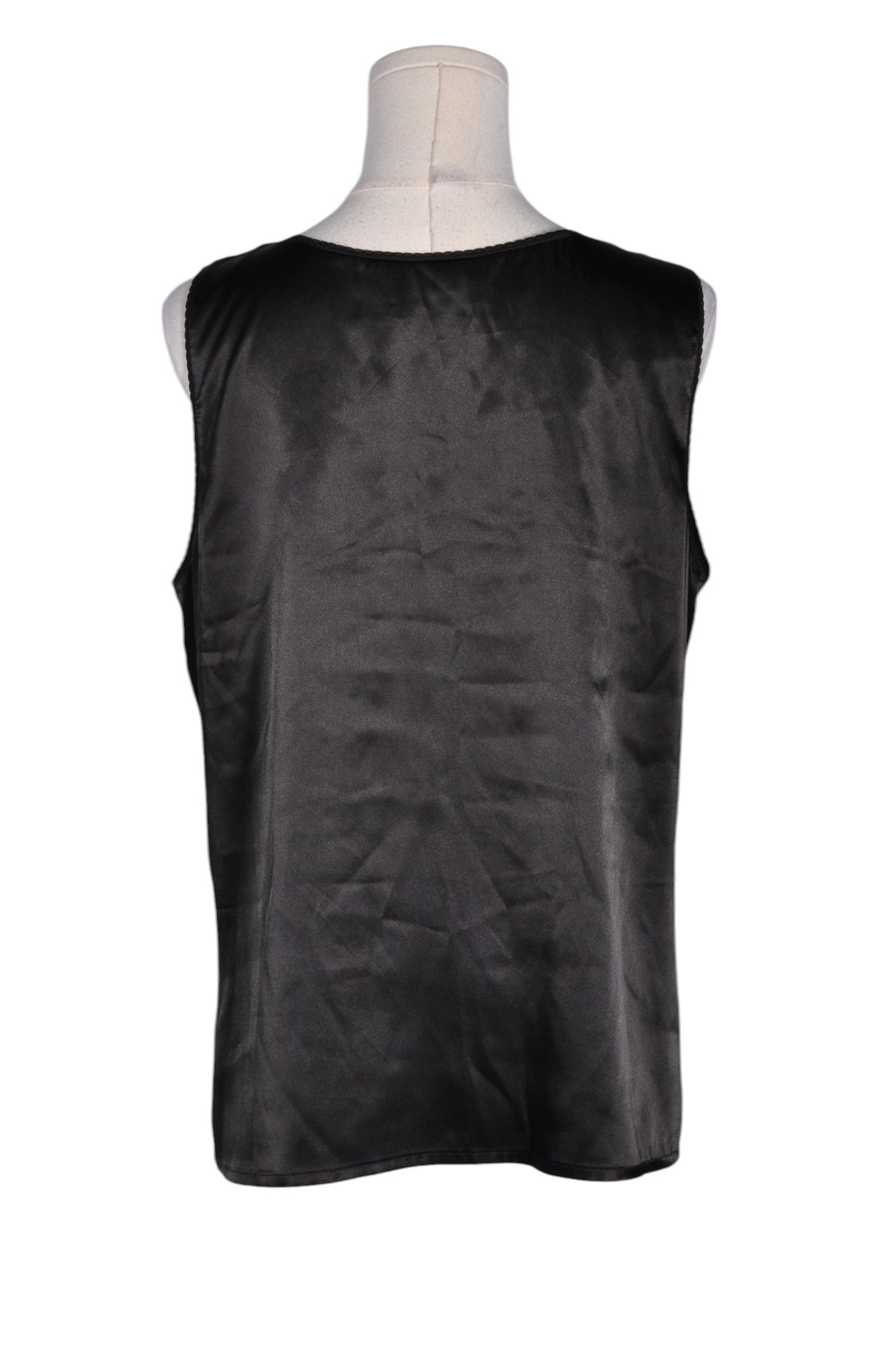 CHICO'S Second Hand Women's Regular Fit Black Blouse - Size 2