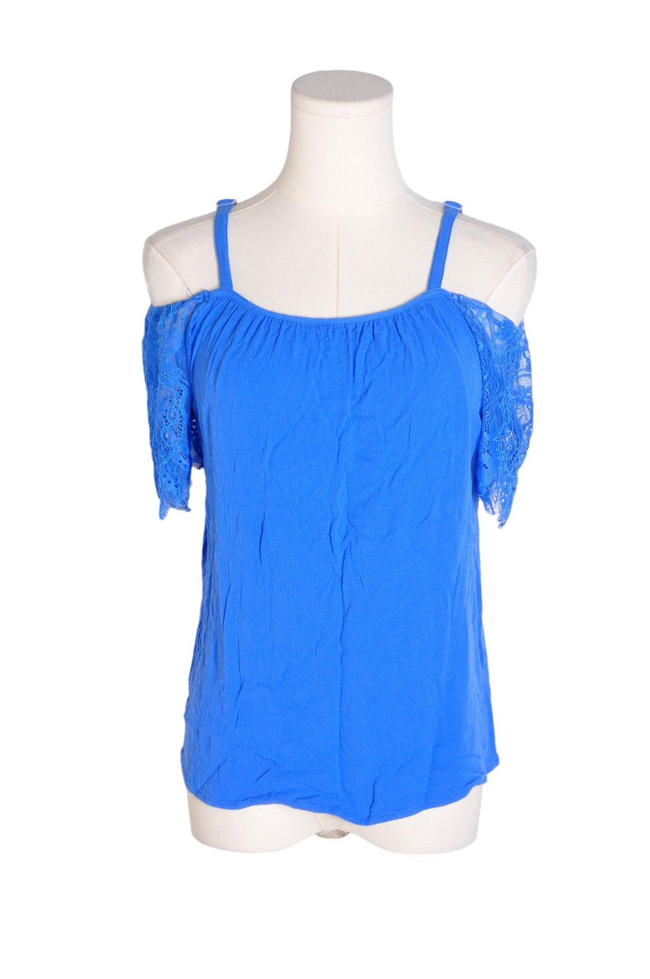 Stylish SAN FRANCISCO Blue Regular-Fit Women's Blouses - Size S