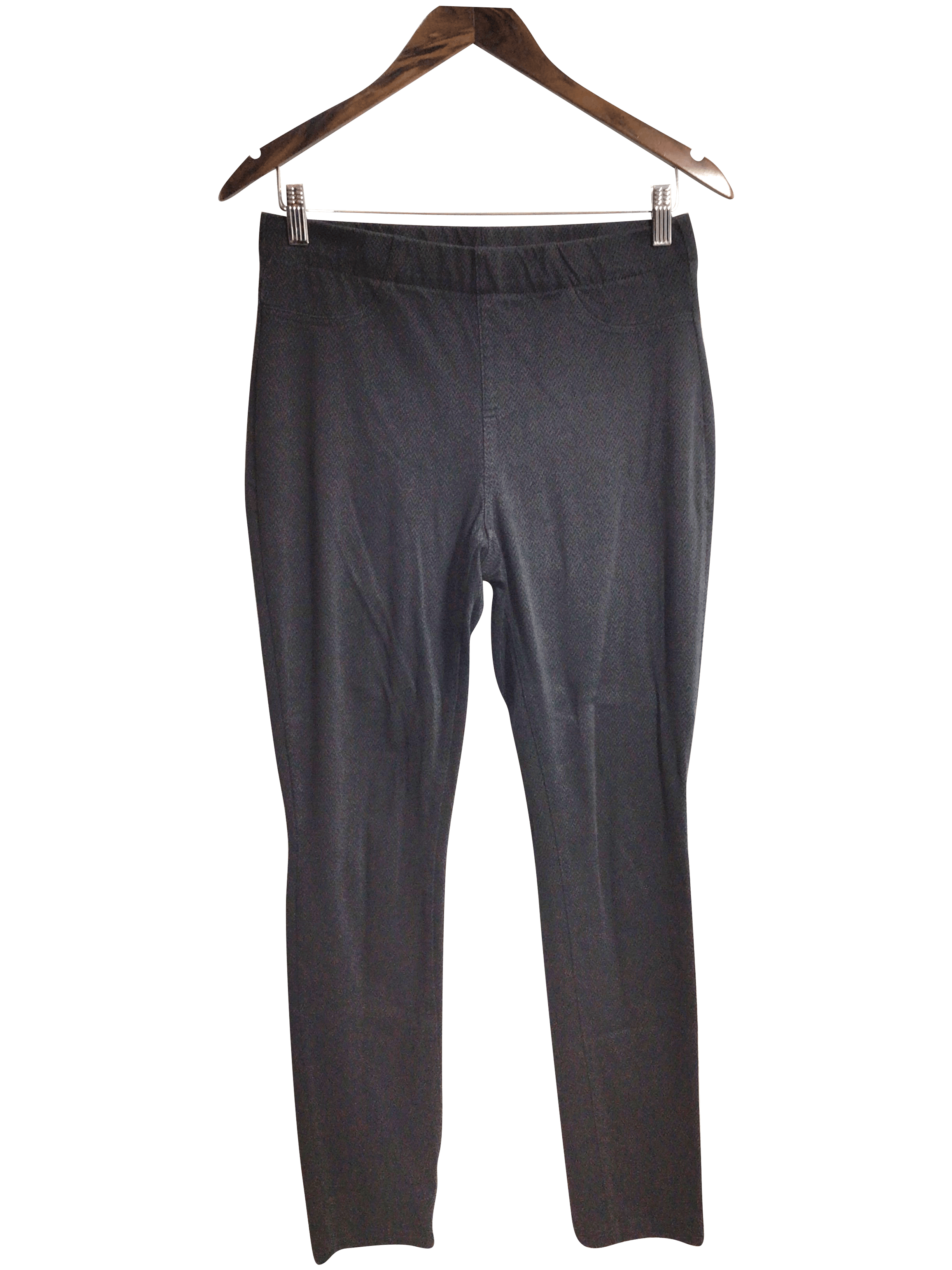 DENVER HAYES Stylish Women's Gray Regular-Fit Work Pants - Size M