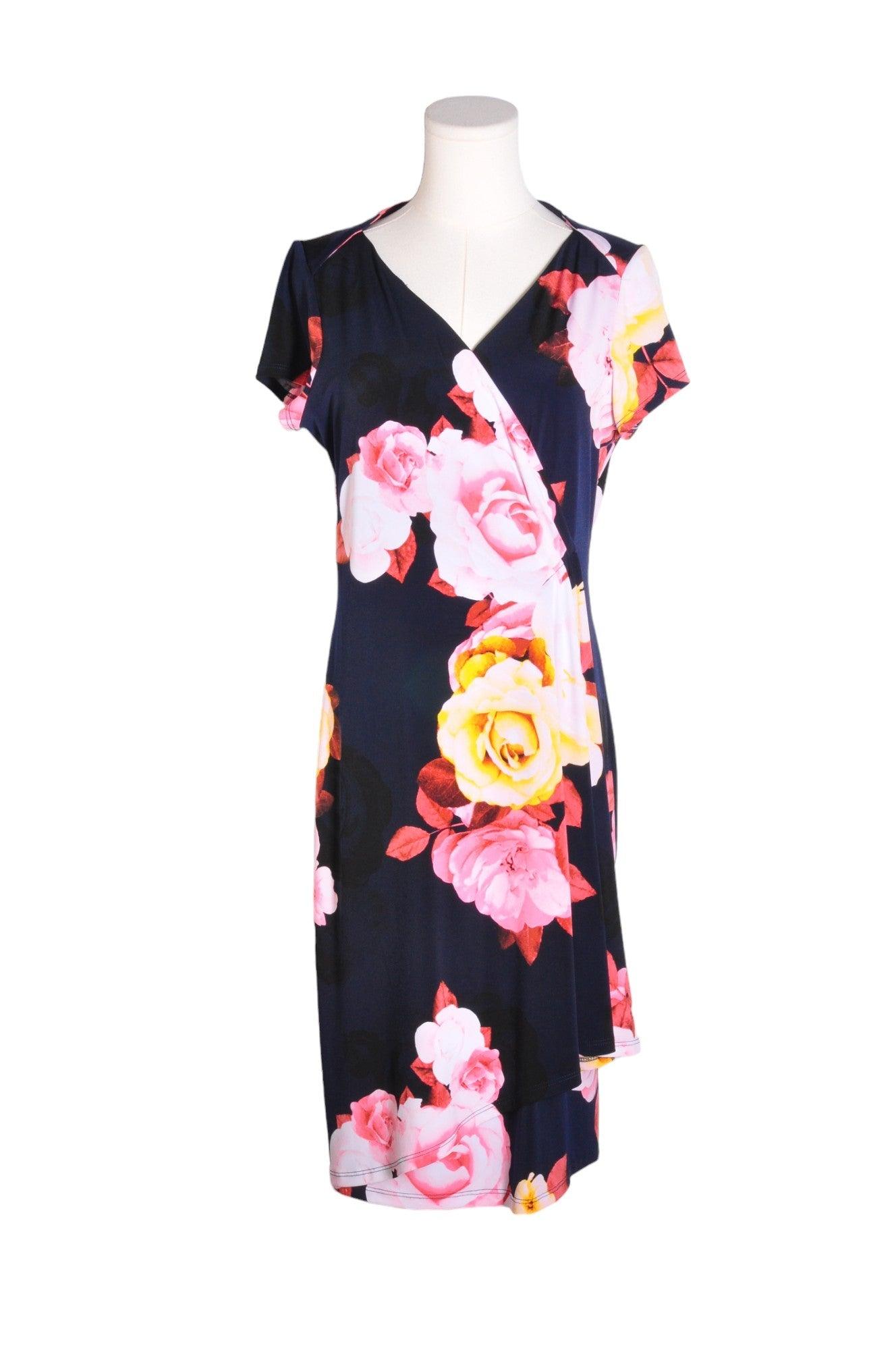 Stylish CHATEAU Women's Blue Regular Fit Sheath Dress - Size L