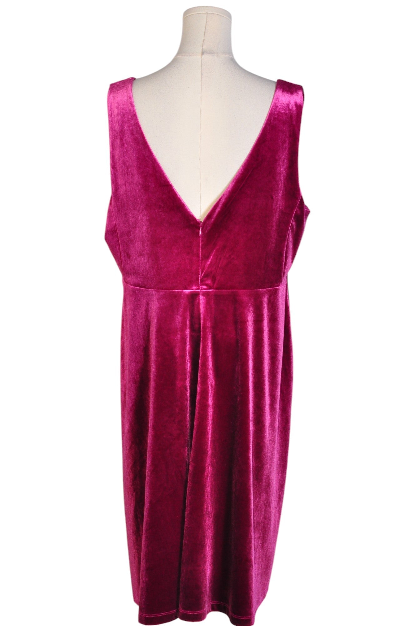 NEW NOIR Stylish Pink XL Women's Drop Waist Regular Fit Dresses