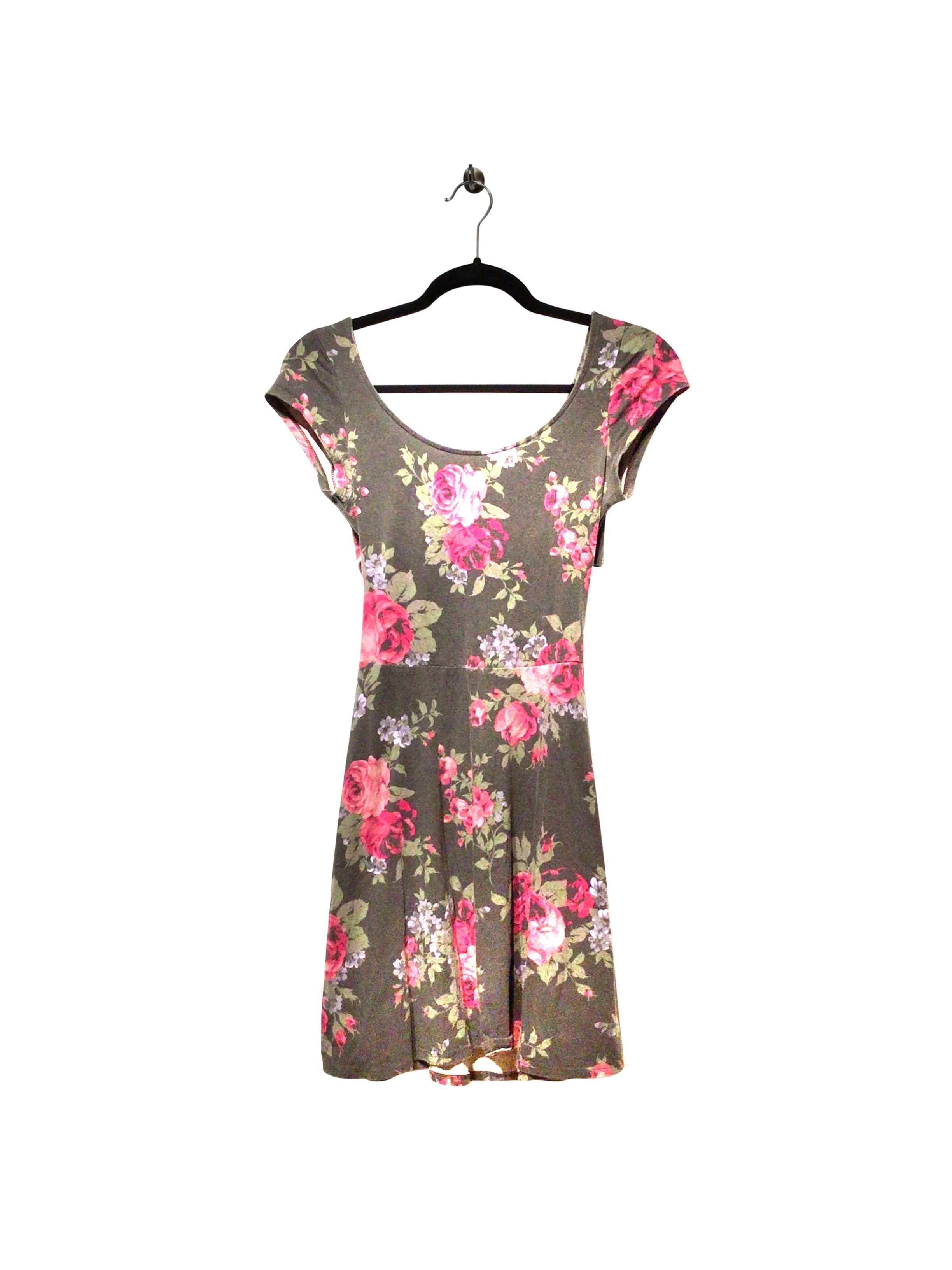 Trendy AMERICAN EAGLE Regular Fit Gray Mini Dress - Size S