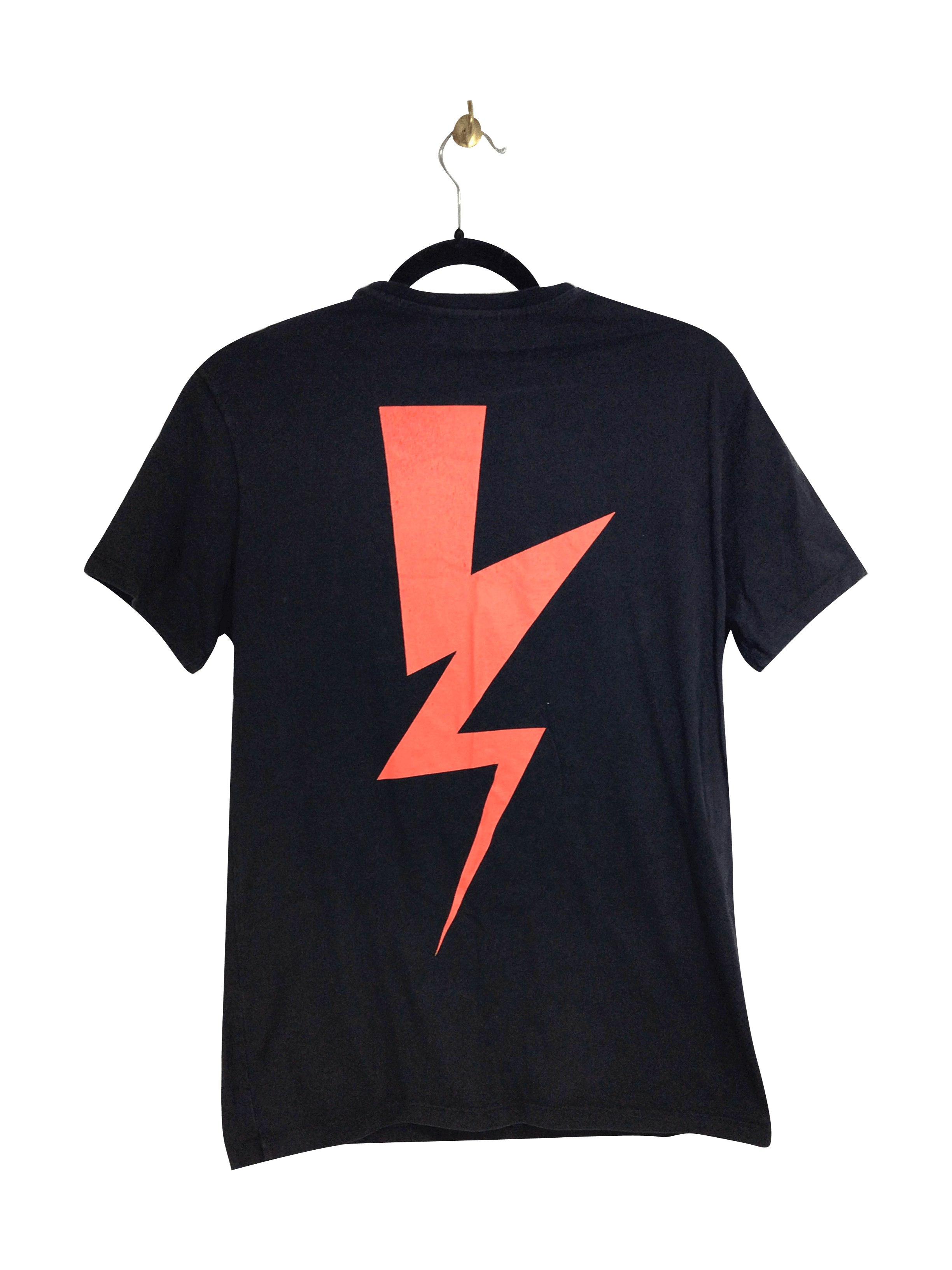 NEIL BARRETT Stylish Men's Regular Fit Black T-Shirt - Size XS