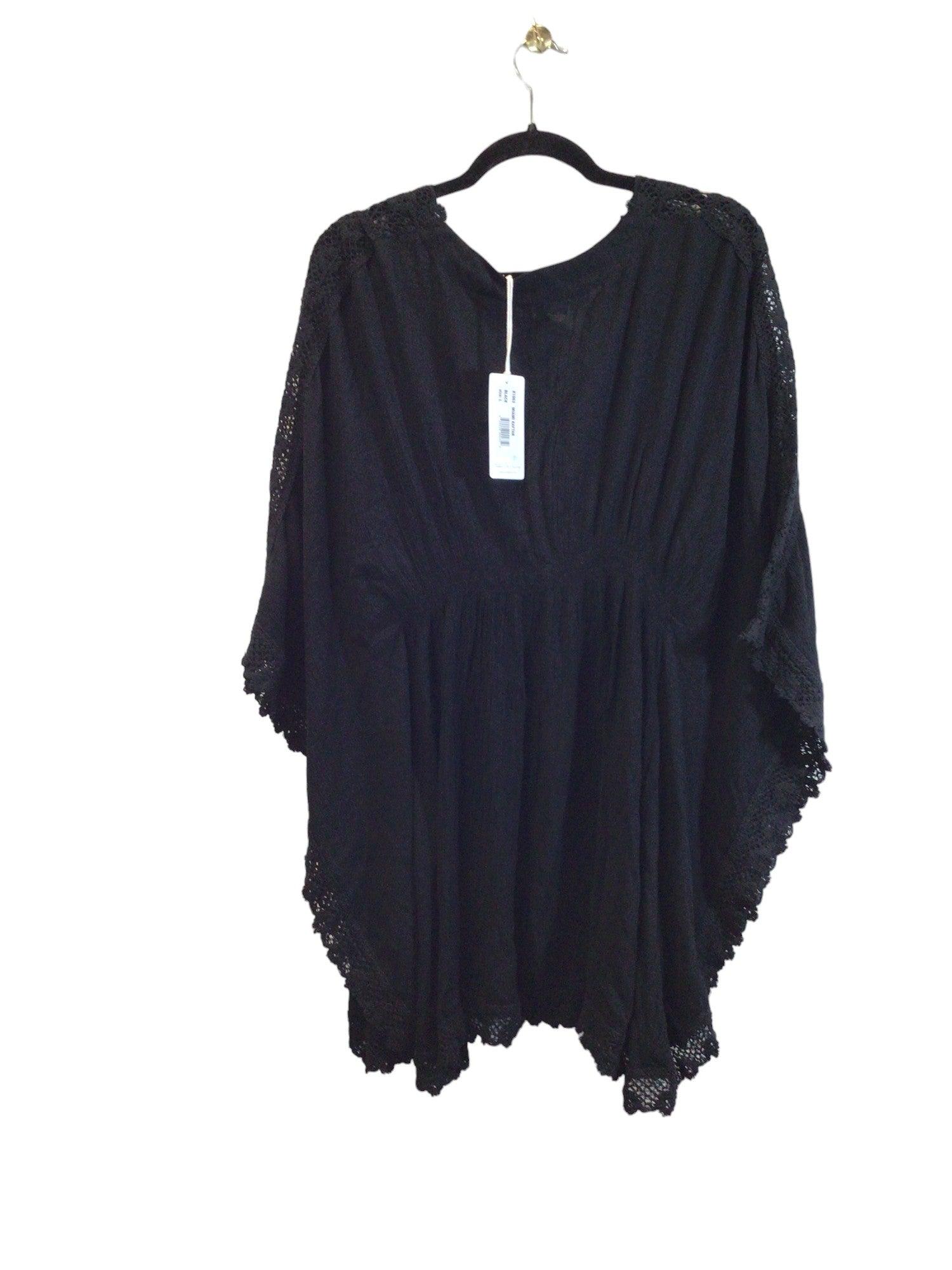 KOY RESORT Stylish Women's Drop Waist Regular Fit Black Dress - Size L