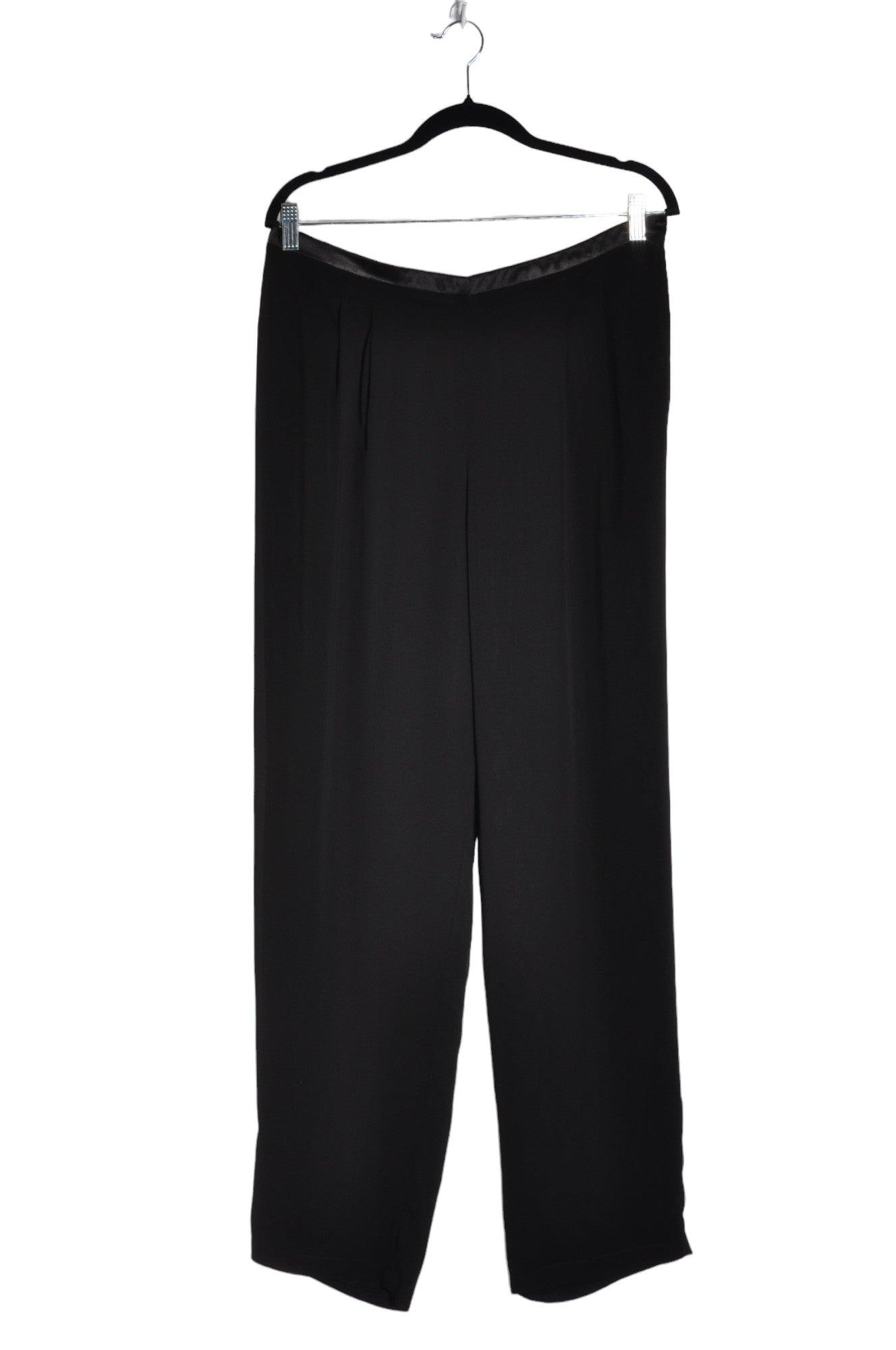 Stylish JACQUES VERT Women's Black Regular Fit Work Pants - Size 14