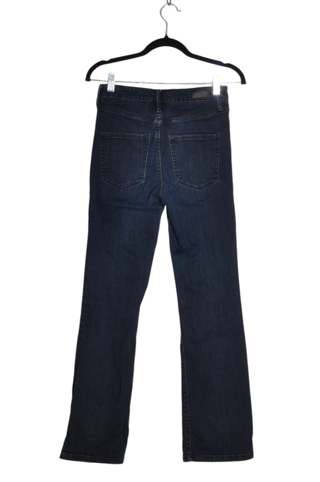 BOOTLEGGER Stylish Women's Black Regular Fit Straight-Legged Jeans - Size 26x31