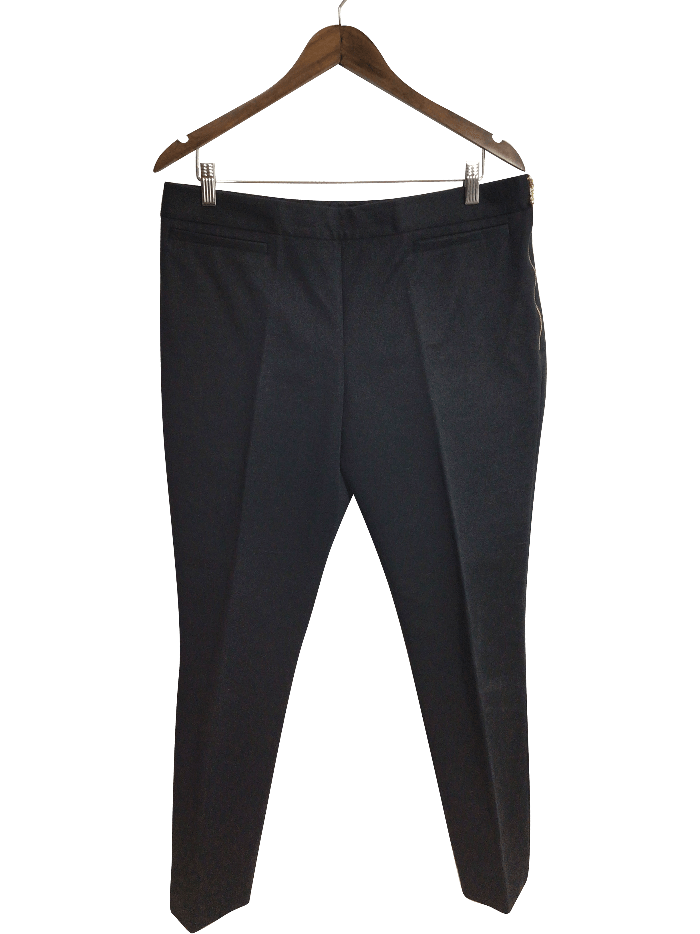 Stylish KATE SPADE Women's Regular Fit Black Work Pants - Size 12