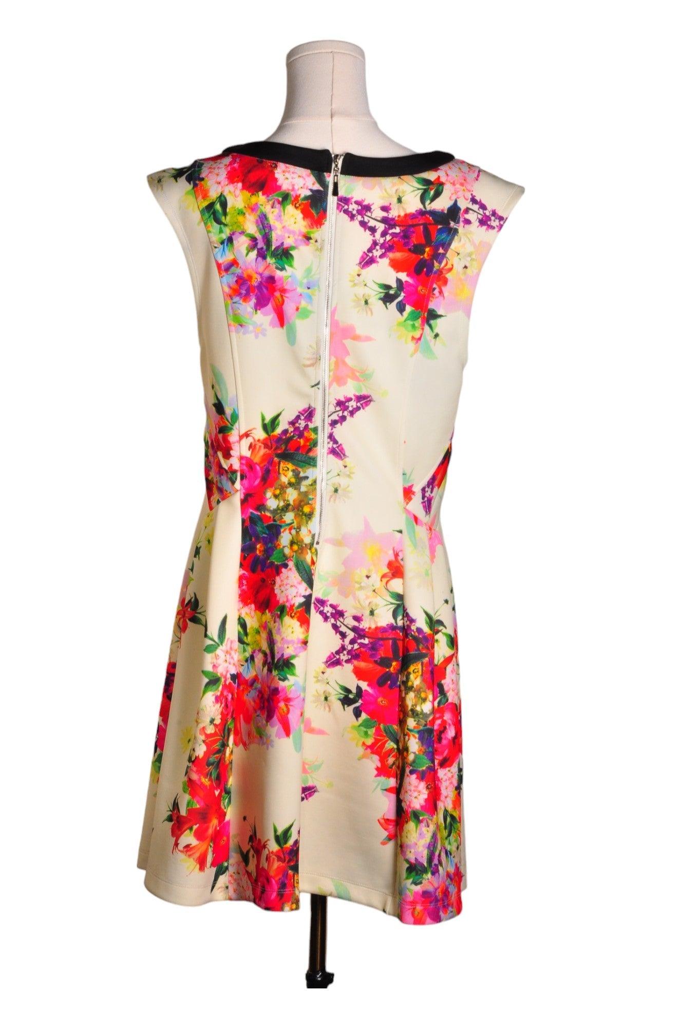 KERSH Second Hand Women's Regular Fit Beige Shift Dress - Size L