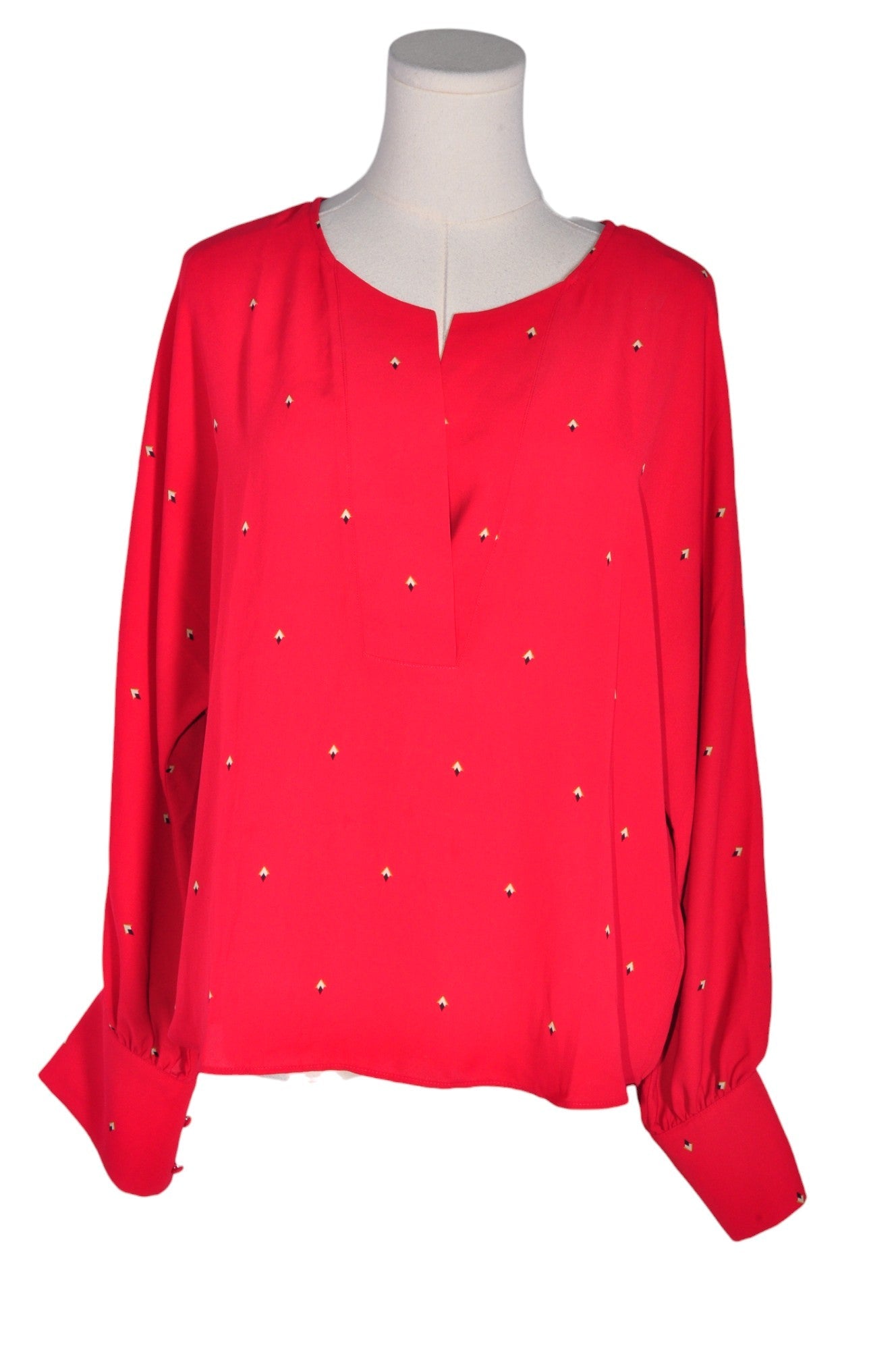 Stylish RW&CO Women's Regular Fit Red Blouse - Size M