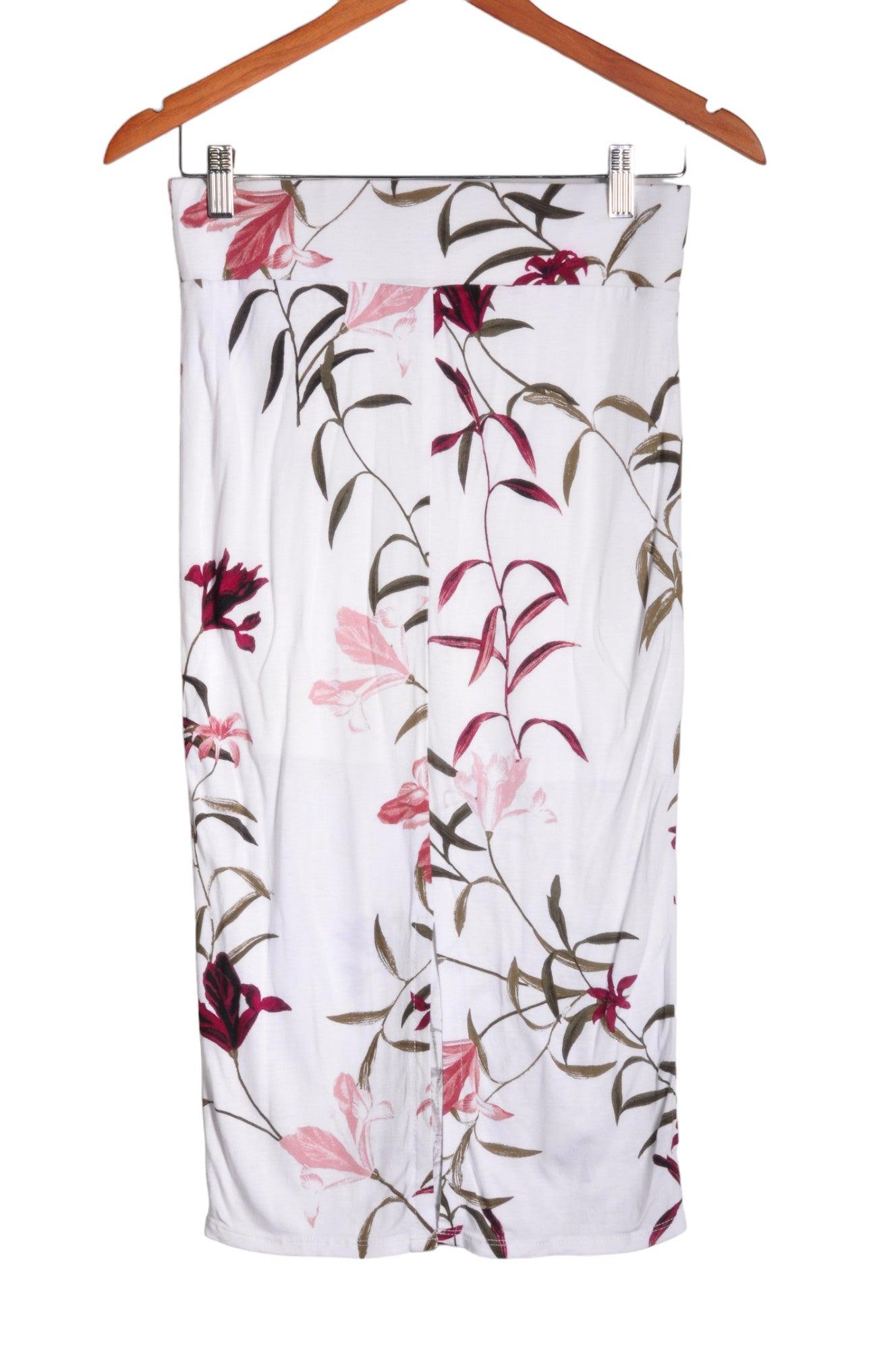 CHATEAU Women's Stylish White Casual Skirts with Regular Fit - XS