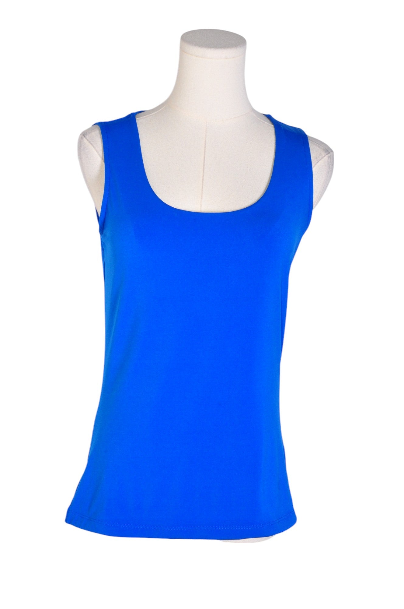 Stylish CLEO Women's Blue Regular-Fit Tank Tops - Size XS