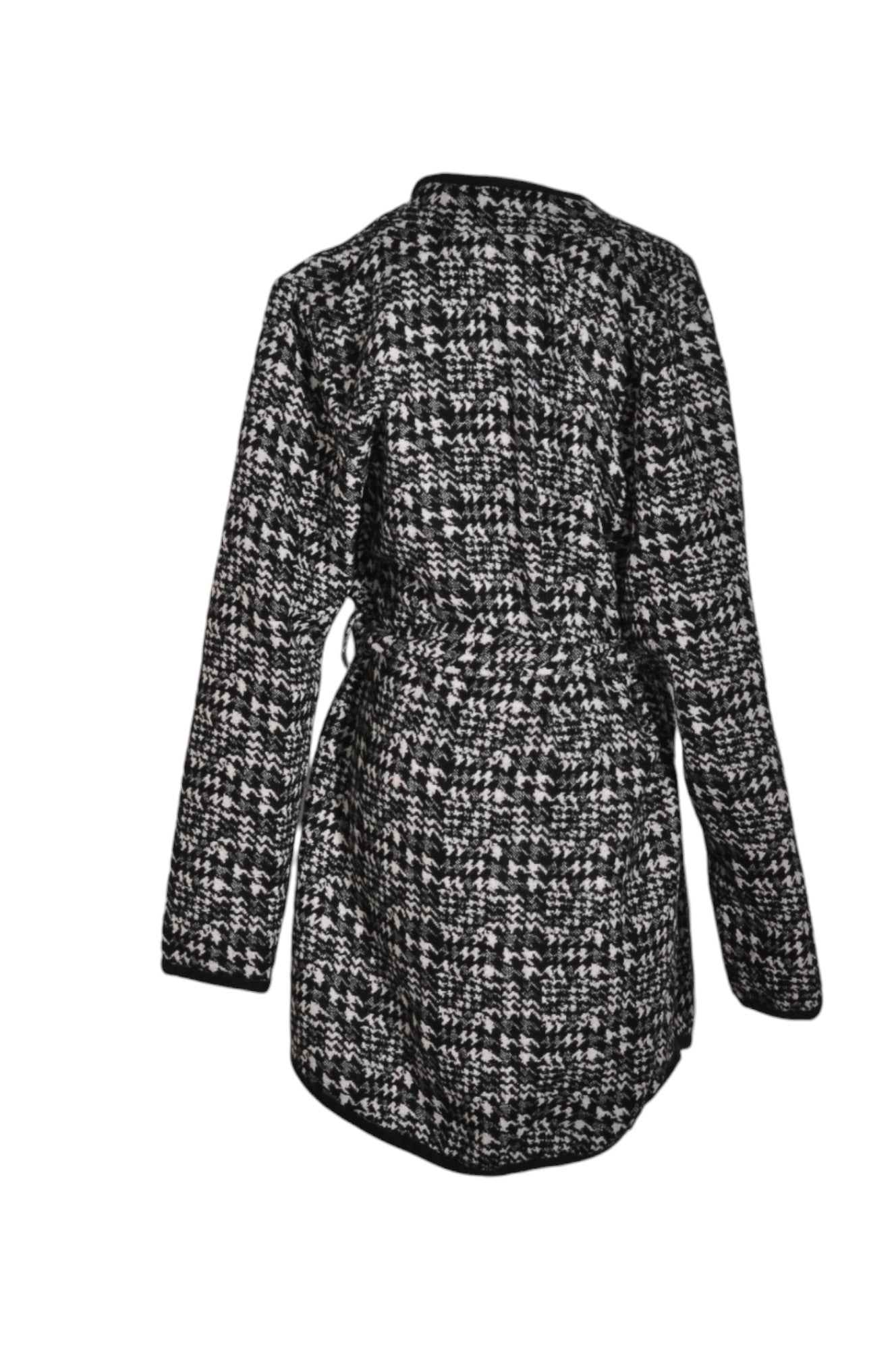 Stylish N.W.D. Regular Fit Women's Black Coat - Size S