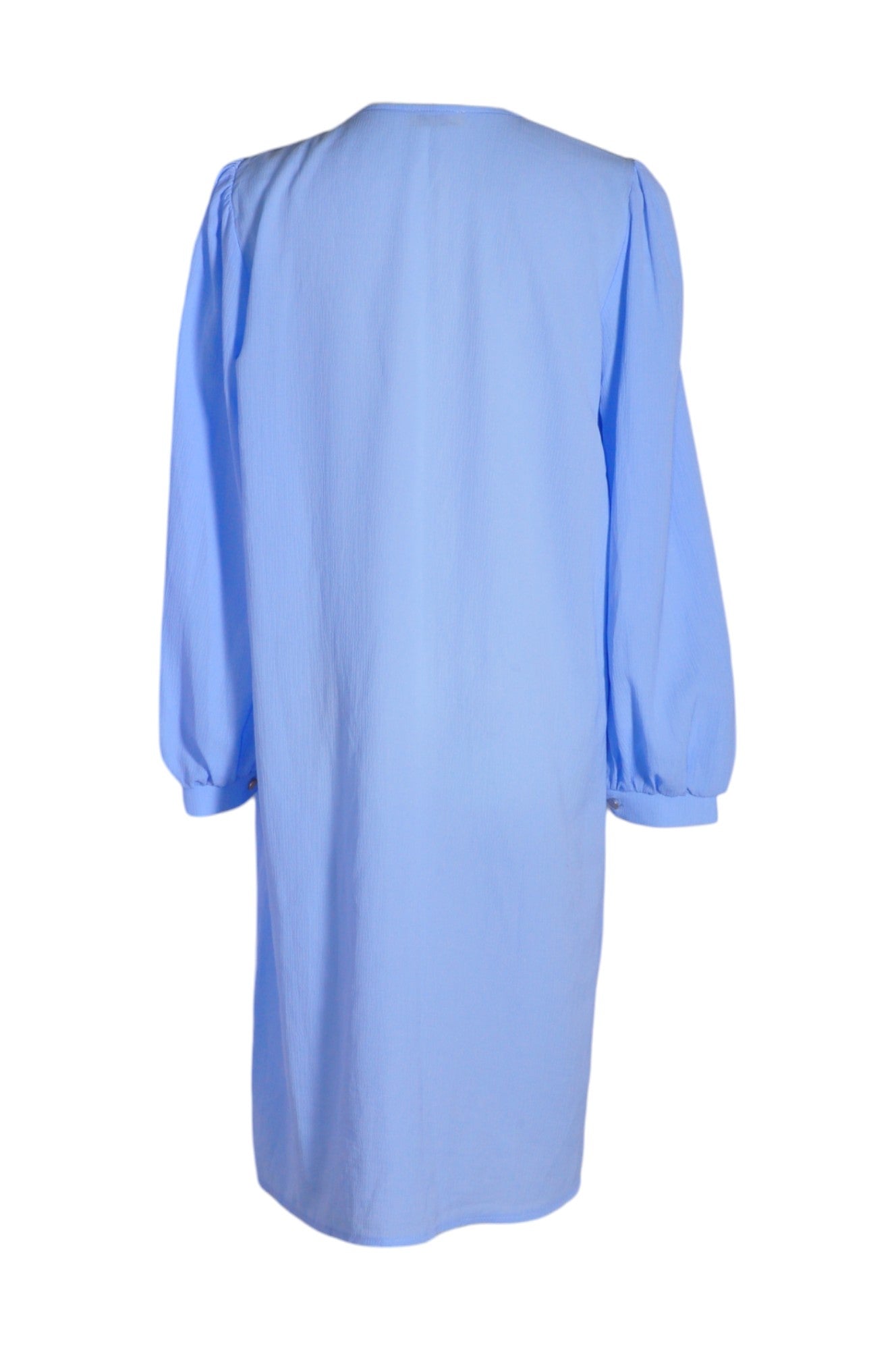 KOLL Stylish Women's Blue Drop Waist Regular Fit Dress - Size M