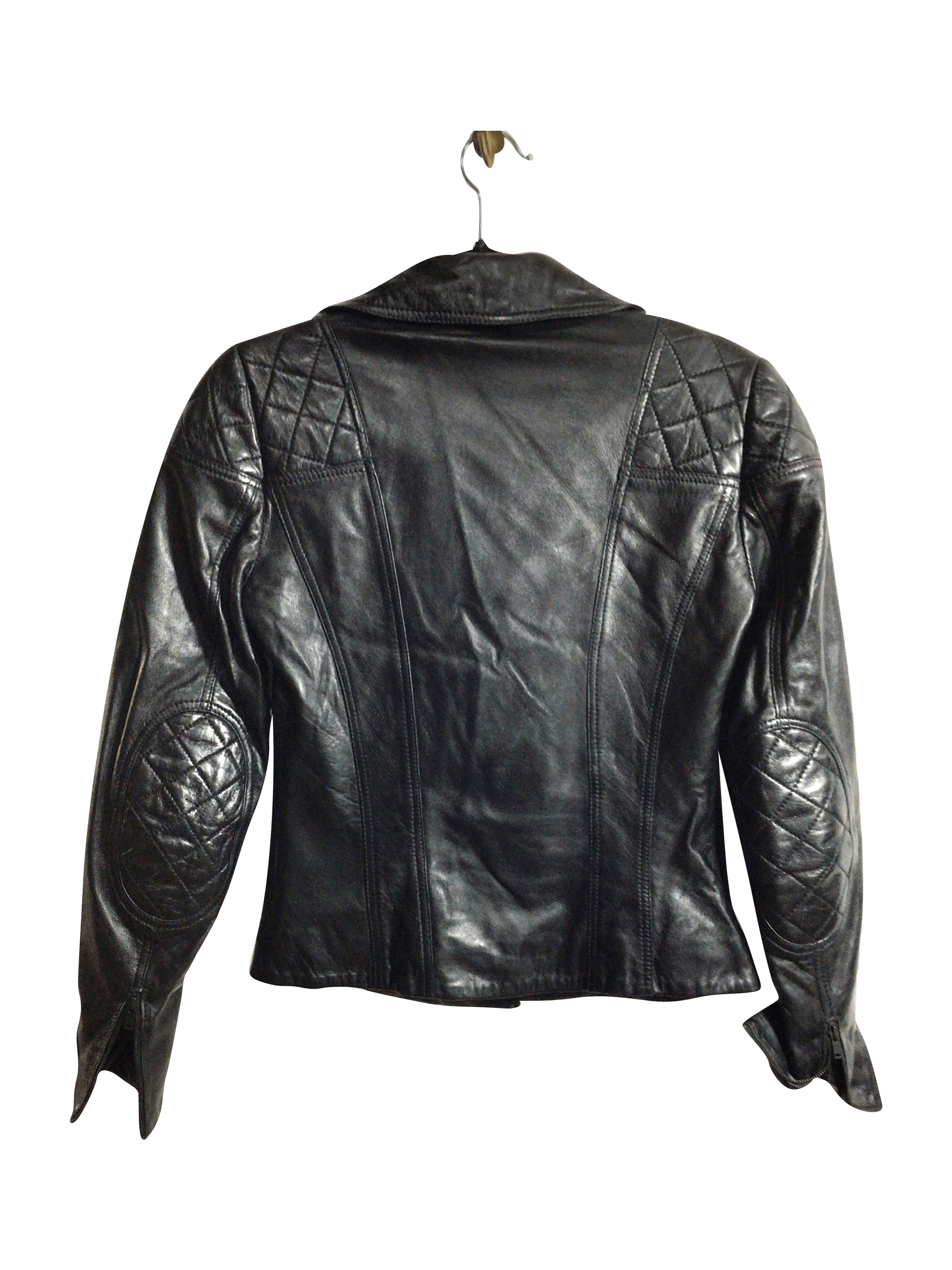 Stylish DANIER Women's Regular Fit Black Coat - Size 2XS