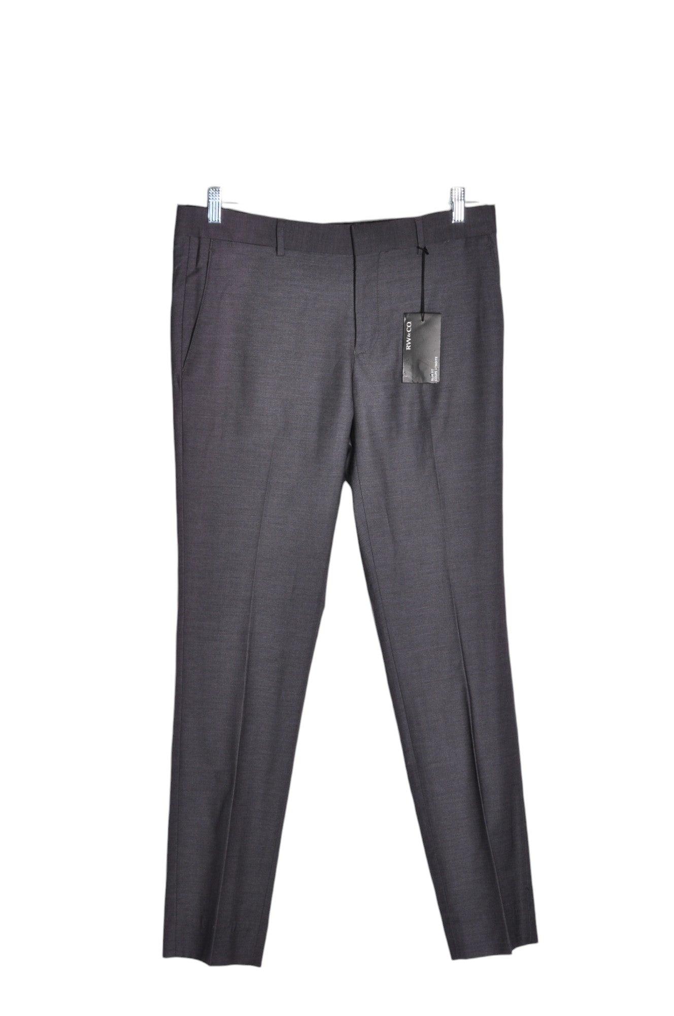 Stylish RW&CO Women's Gray Regular-Fit Work Pants - Size 32