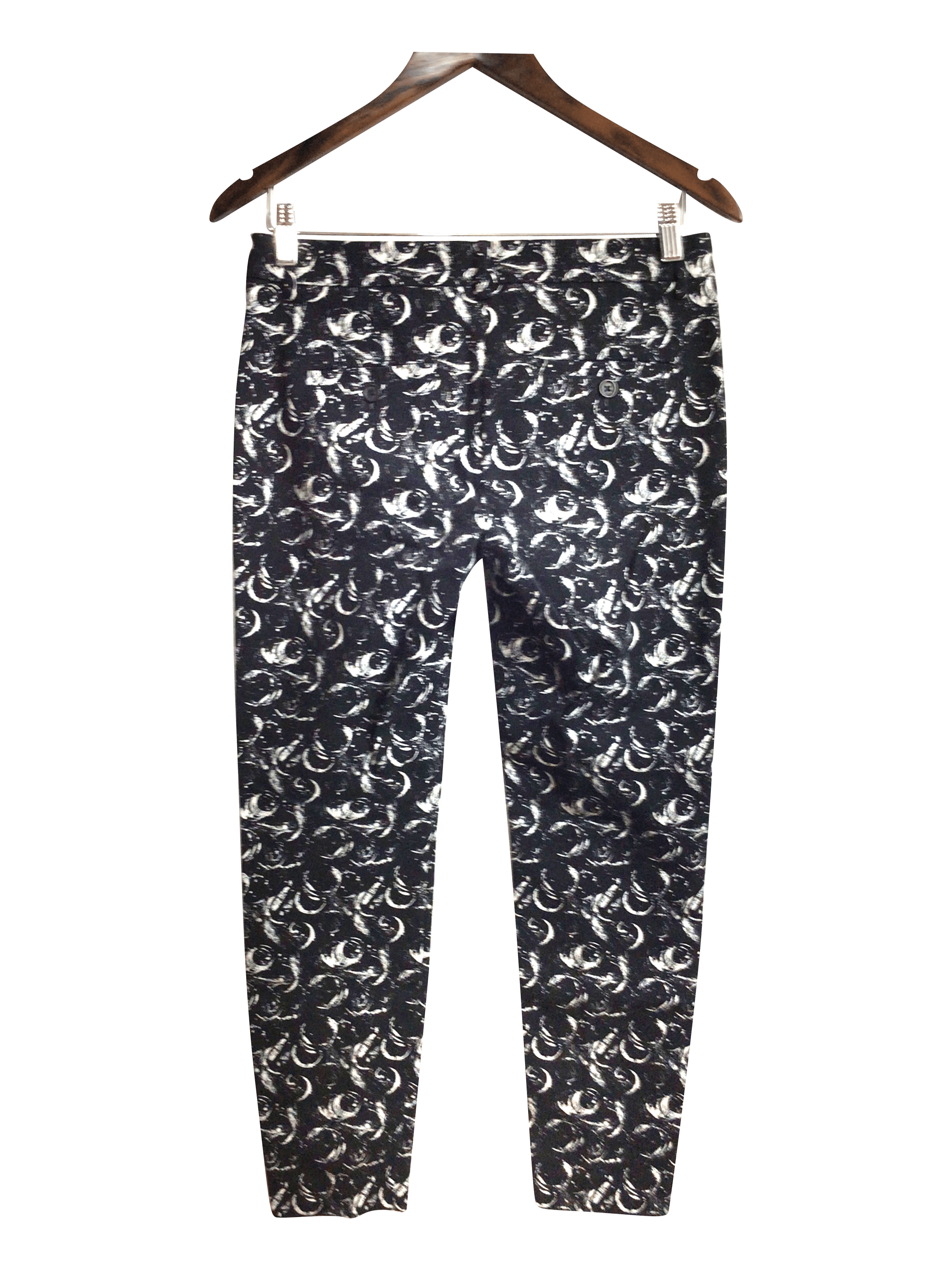 Stylish RW&CO Women's Black Regular-Fit Size 4 Second-Hand Work Pants