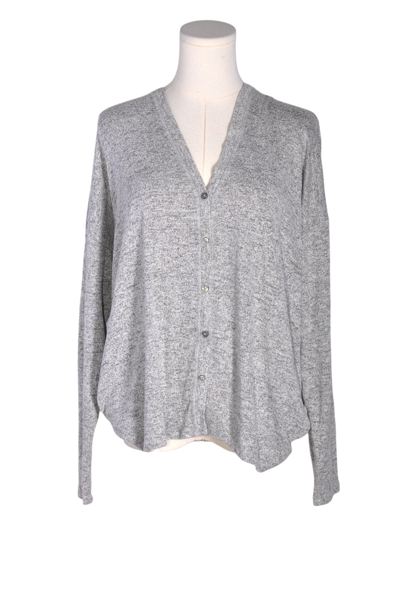 Stylish AMERICAN EAGLE Women's Gray Regular Fit Cardigan - Size L