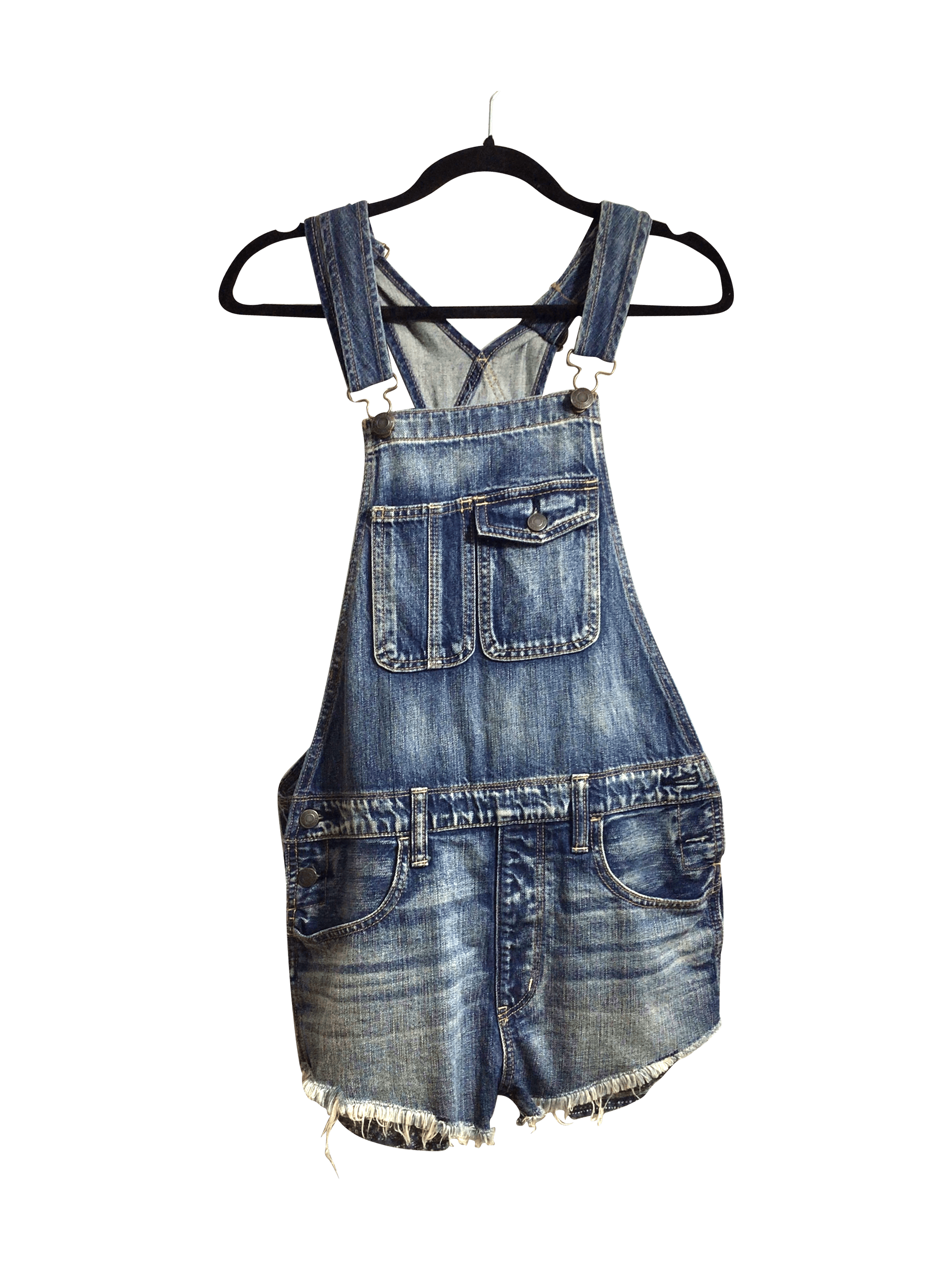 Stylish AMERICAN EAGLE Women's Blue Regular Fit Overalls - Size S