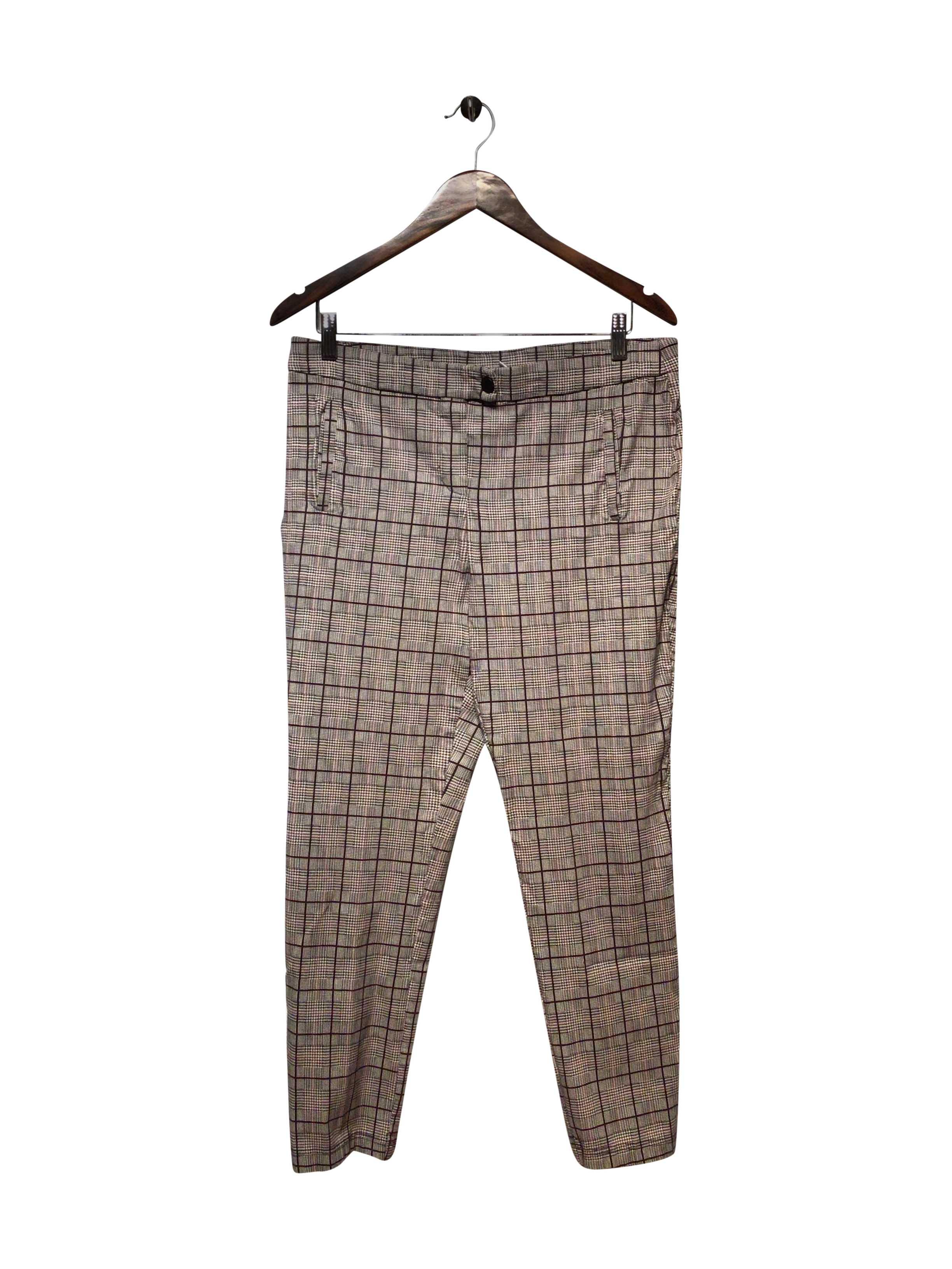 JULES & LEOPOLD Stylish Regular Fit Gray Pant - Size L