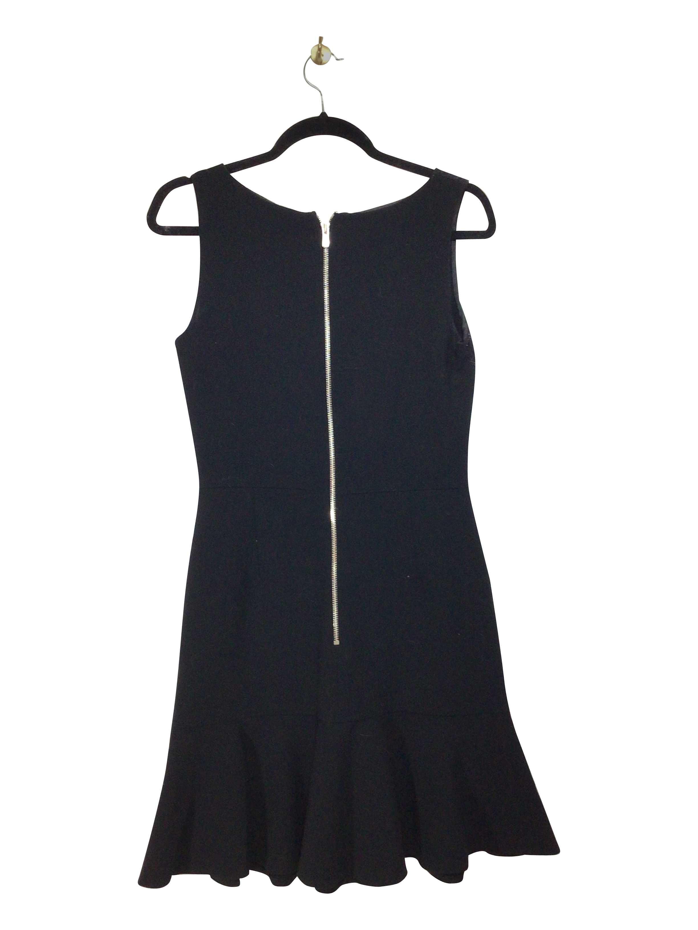 SANDRO Stylish Regular Fit Black Mini Dress - Size 2