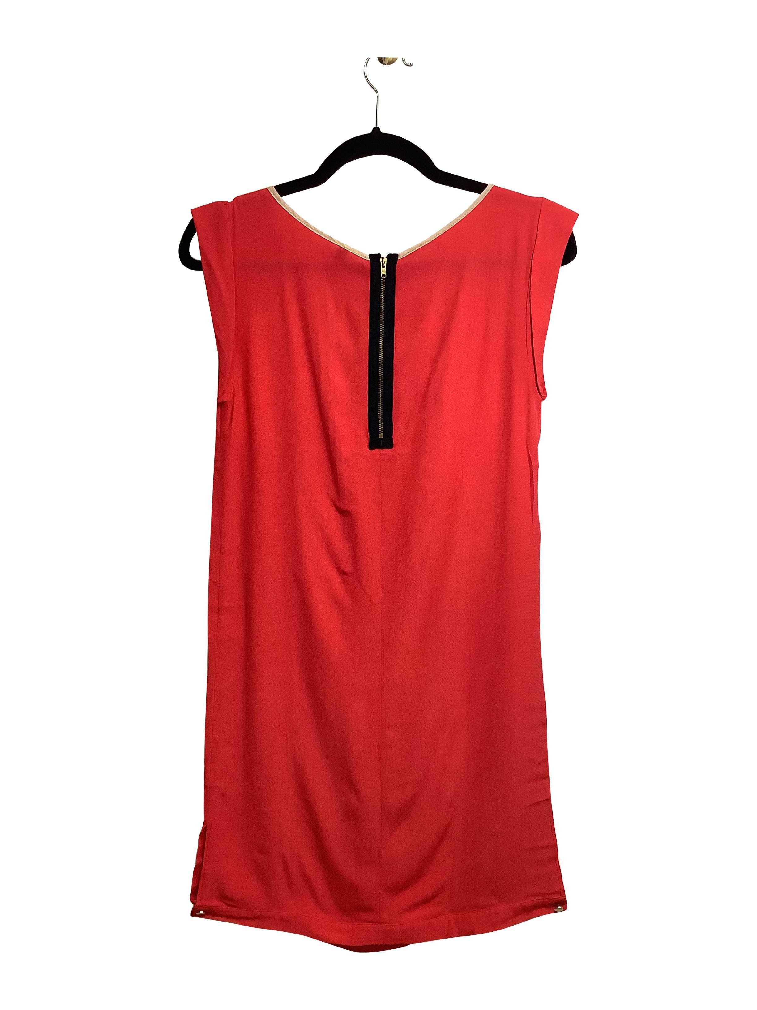 NAF NAF Stylish Regular Fit Red Mini Dress - Size 34