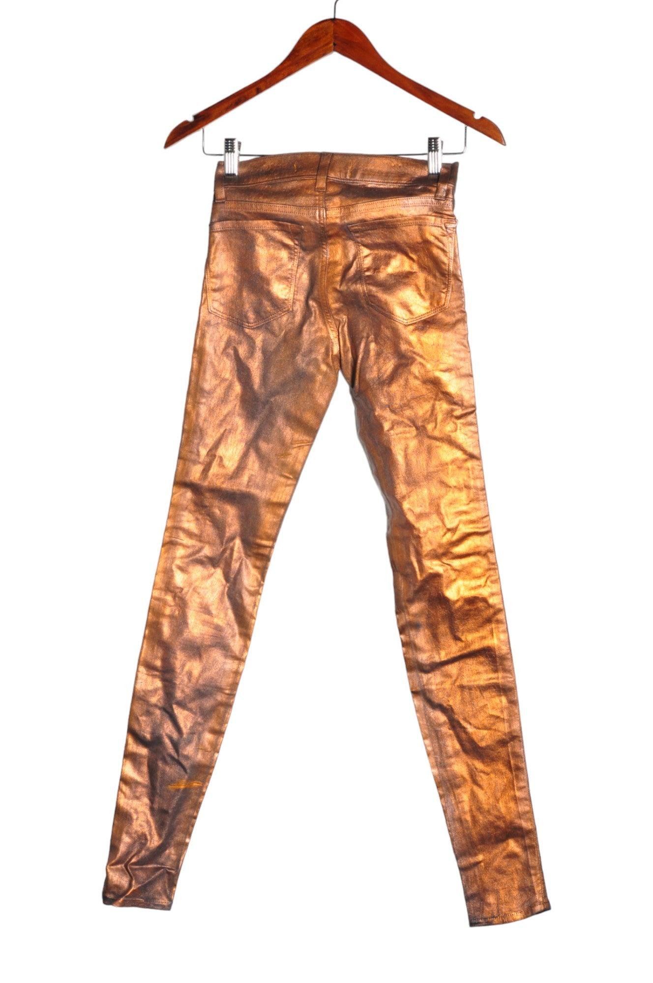 J. BRAND Stylish Women's Regular Fit Brown Work Pants - Size 23