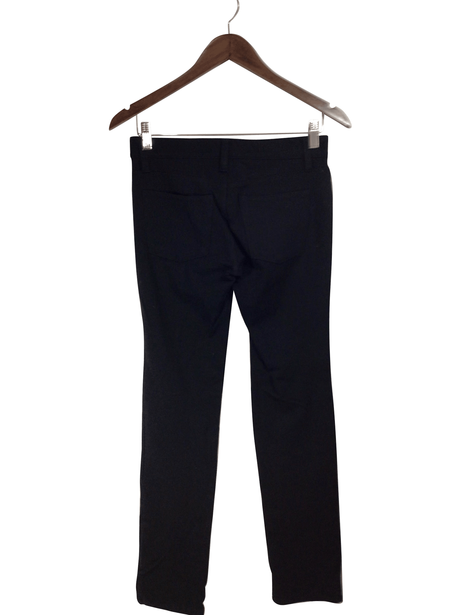 ANN TAYLOR Stylish Regular-Fit Black Pant - Size 0
