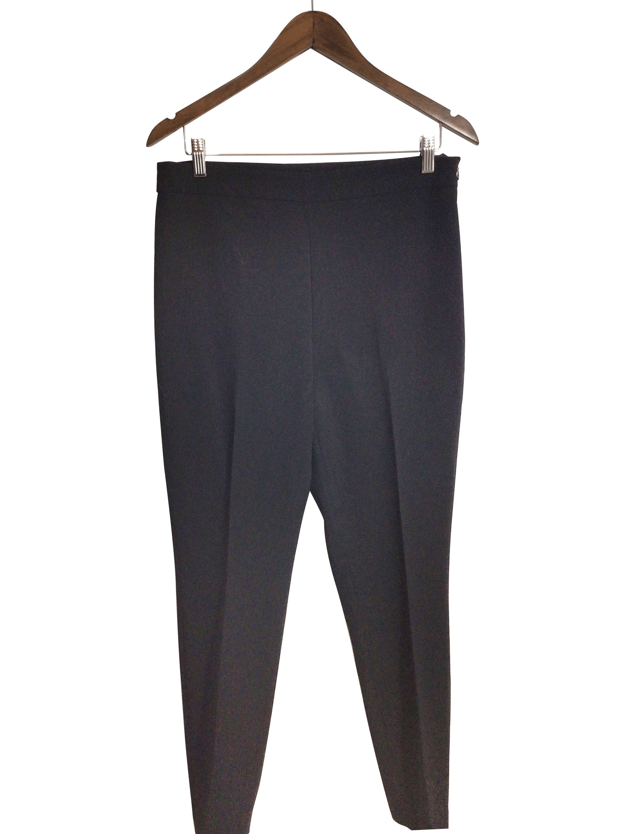 Stylish RW&CO Women's Regular Fit Black Work Pants - Size 10