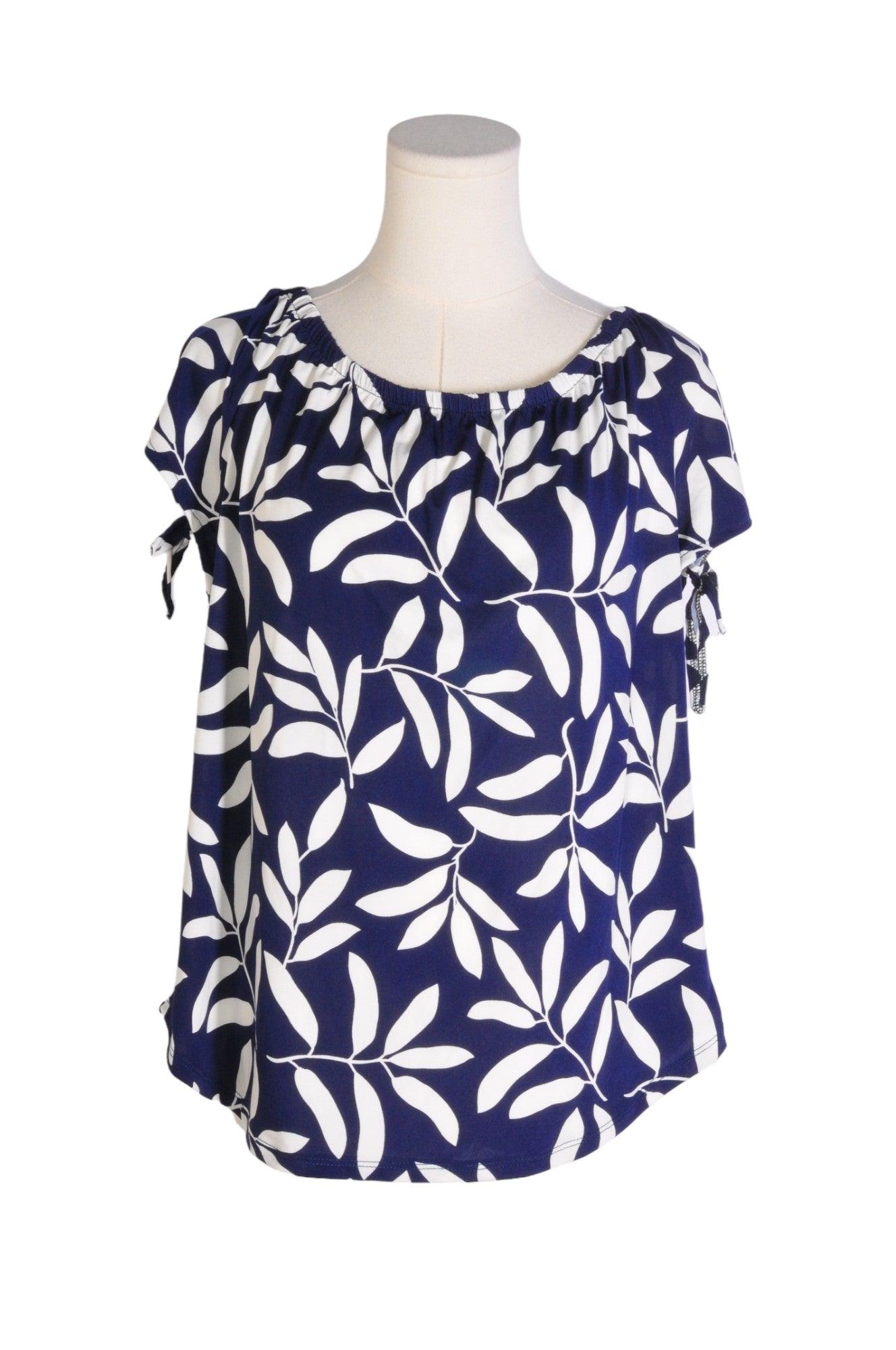 ECLIPSE Stylish Blue Regular Fit Women's Blouse - Size M