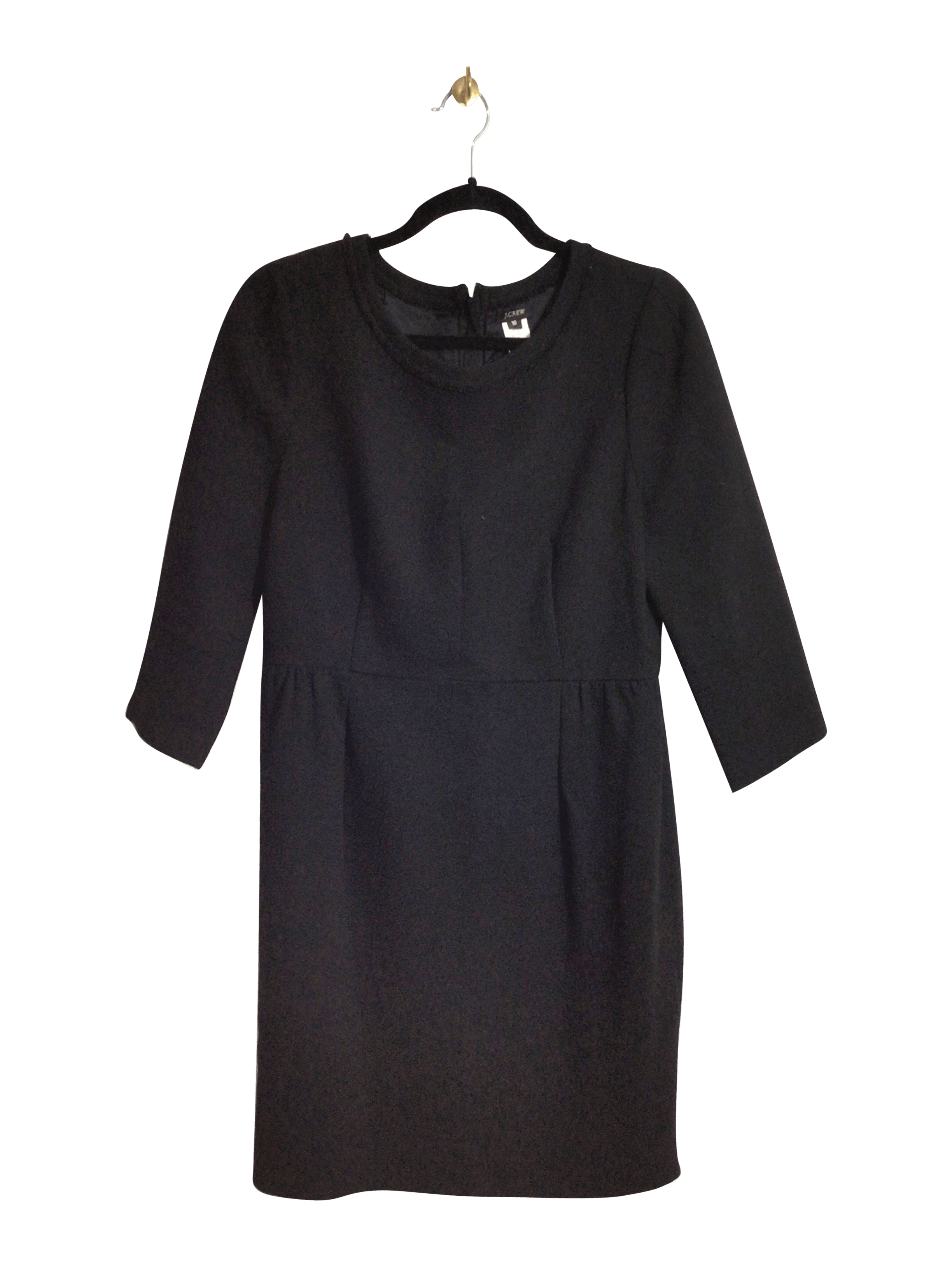 Stylish J. CREW Women's Black Regular Fit Midi Dress - Size L