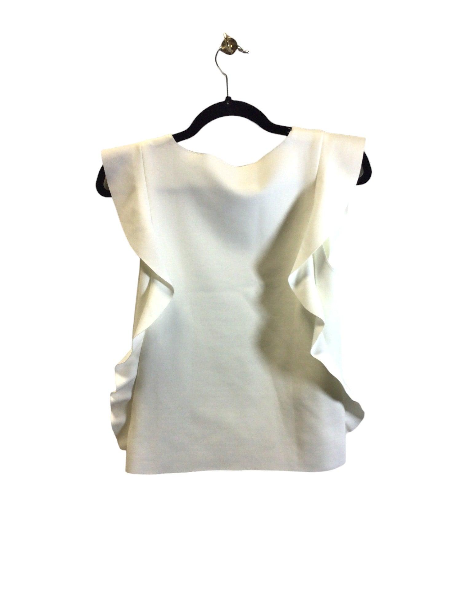 DESIGN LAB Stylish Women's White Regular - fit Blouses - Size M
