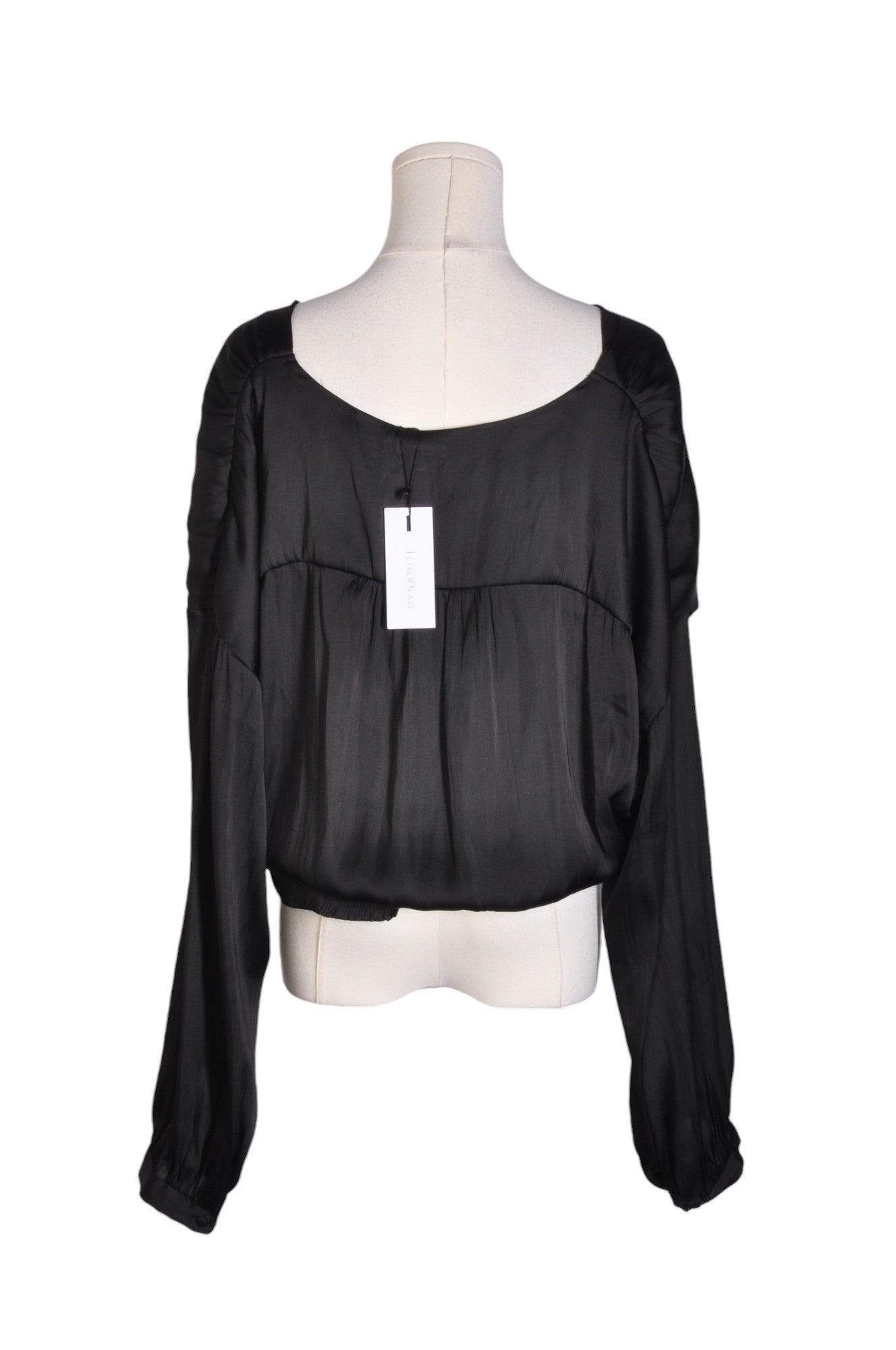 DYNAMITE Stylish Women's Black XL Regular Fit Crop Tops