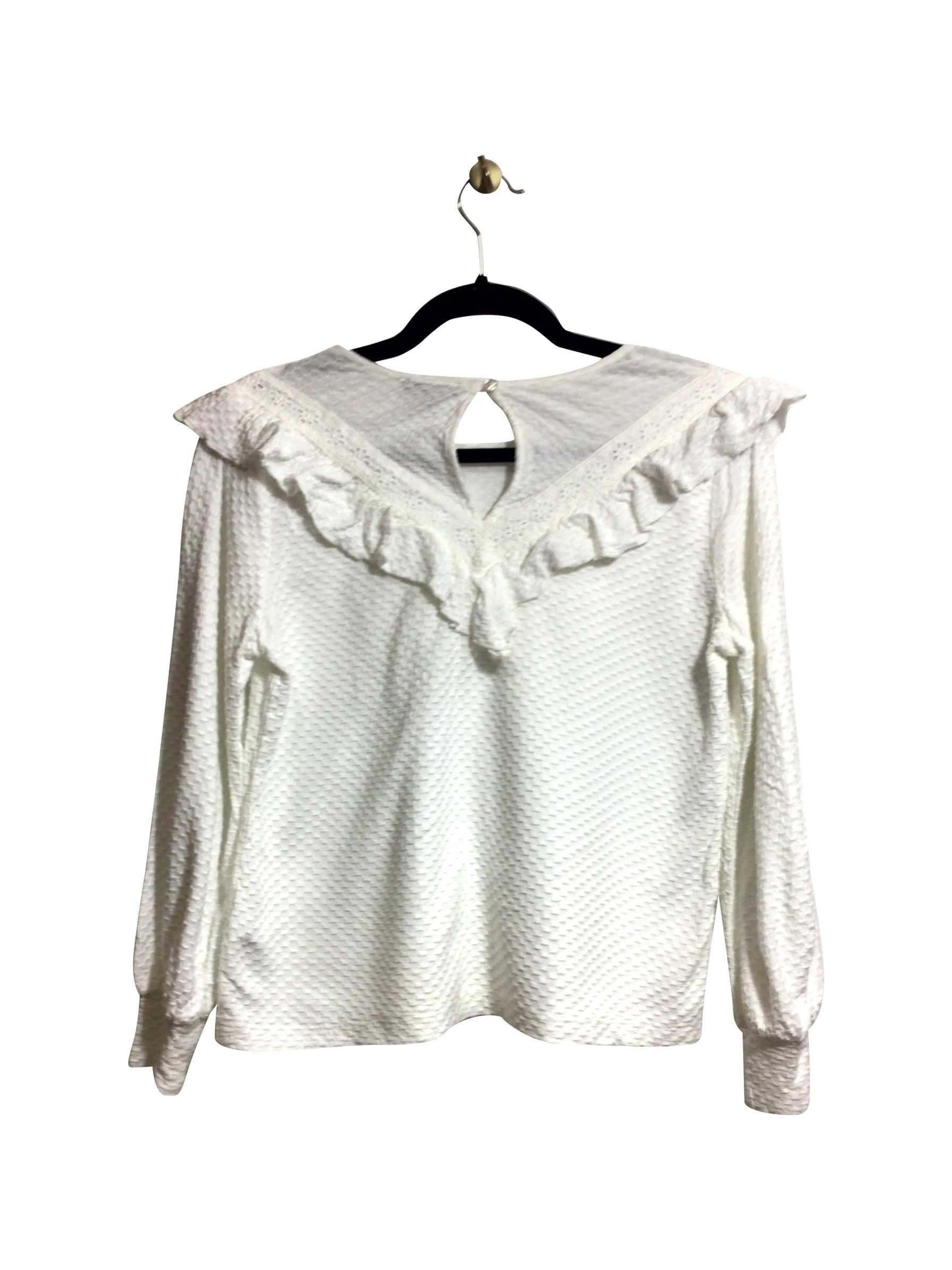 J. CREW Stunning White Regular Fit Blouse - Size XS