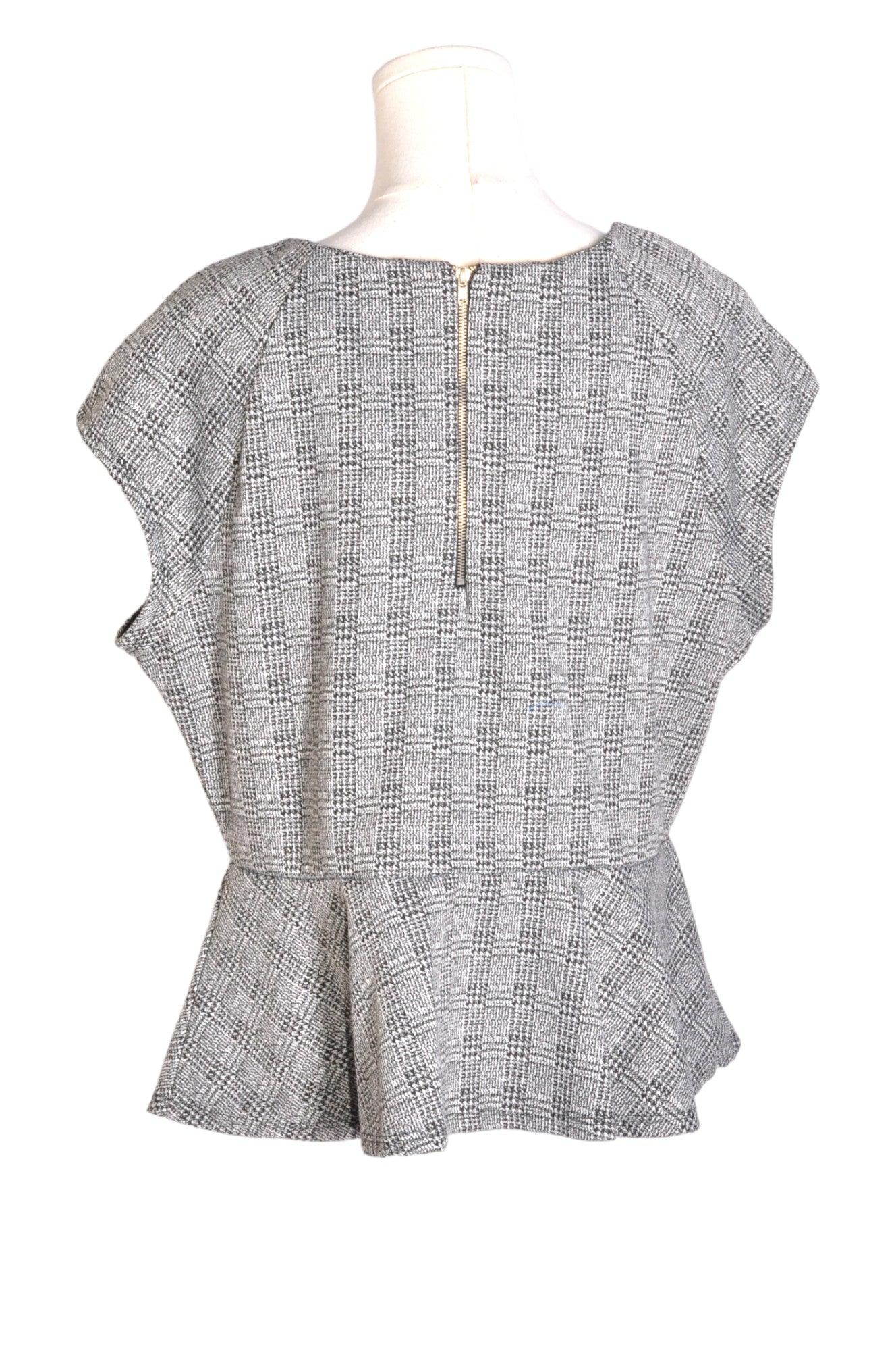 Stylish CLEO Gray Regular-Fit Women's Blouses in XL Size
