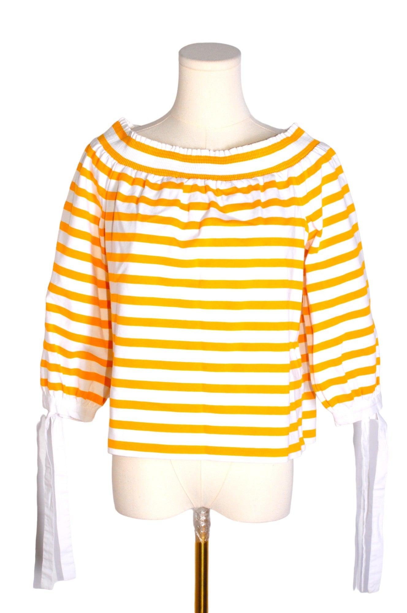 J. CREW Stylish Women's Regular-Fit Yellow Blouse - Size M