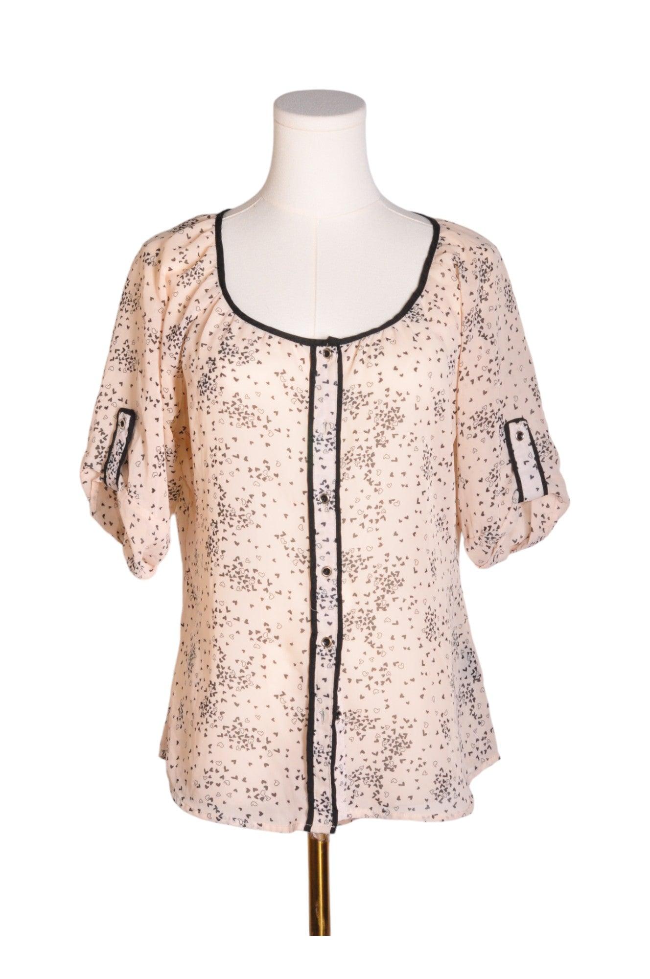BRODY MILES Stylish Beige Regular - fit Women's Blouse in Size M